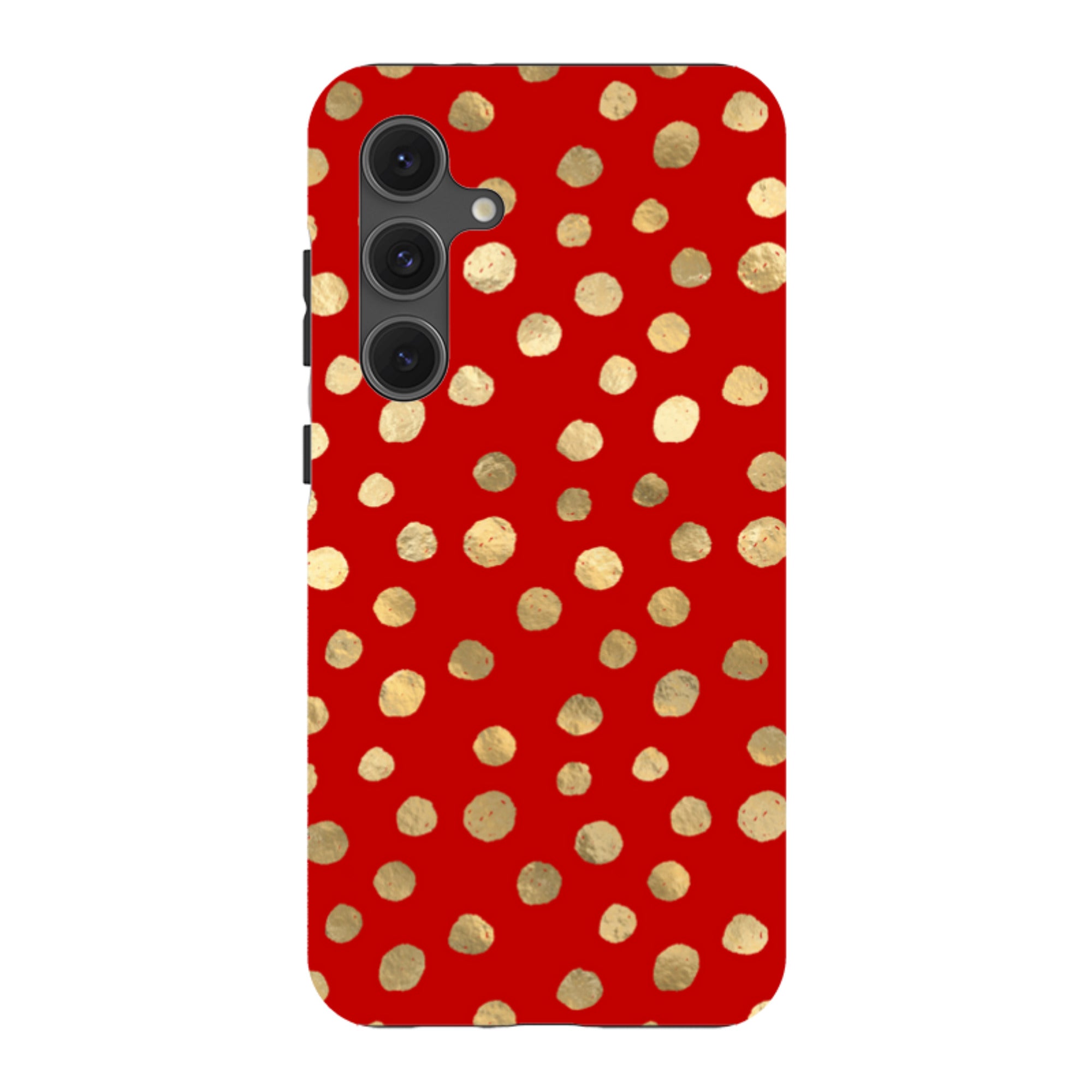 Samsung Tough Case - Burgundy and Gold Stars