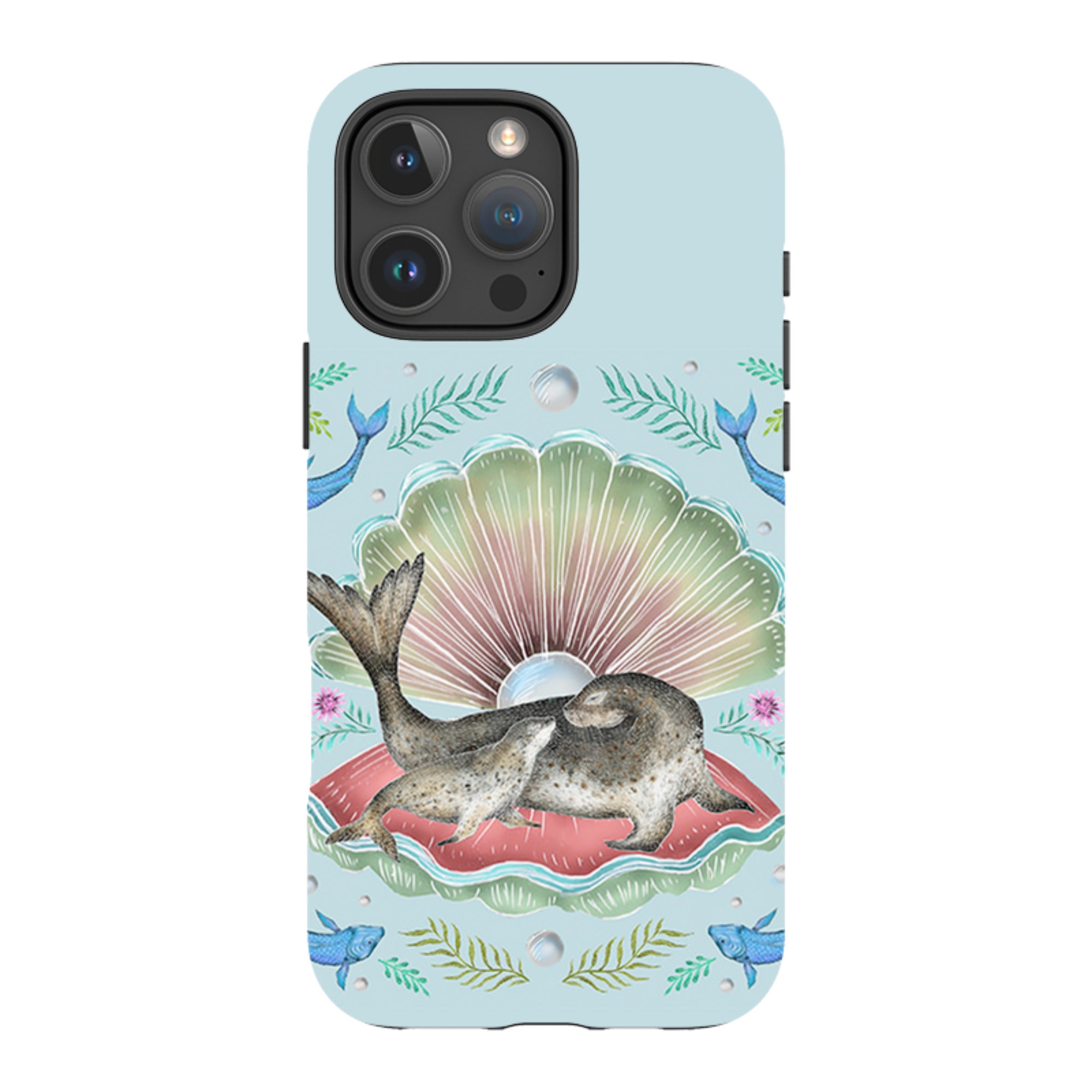 iPhone MagSafe Tough Case -  Seals In Shell By Catherine Rowe