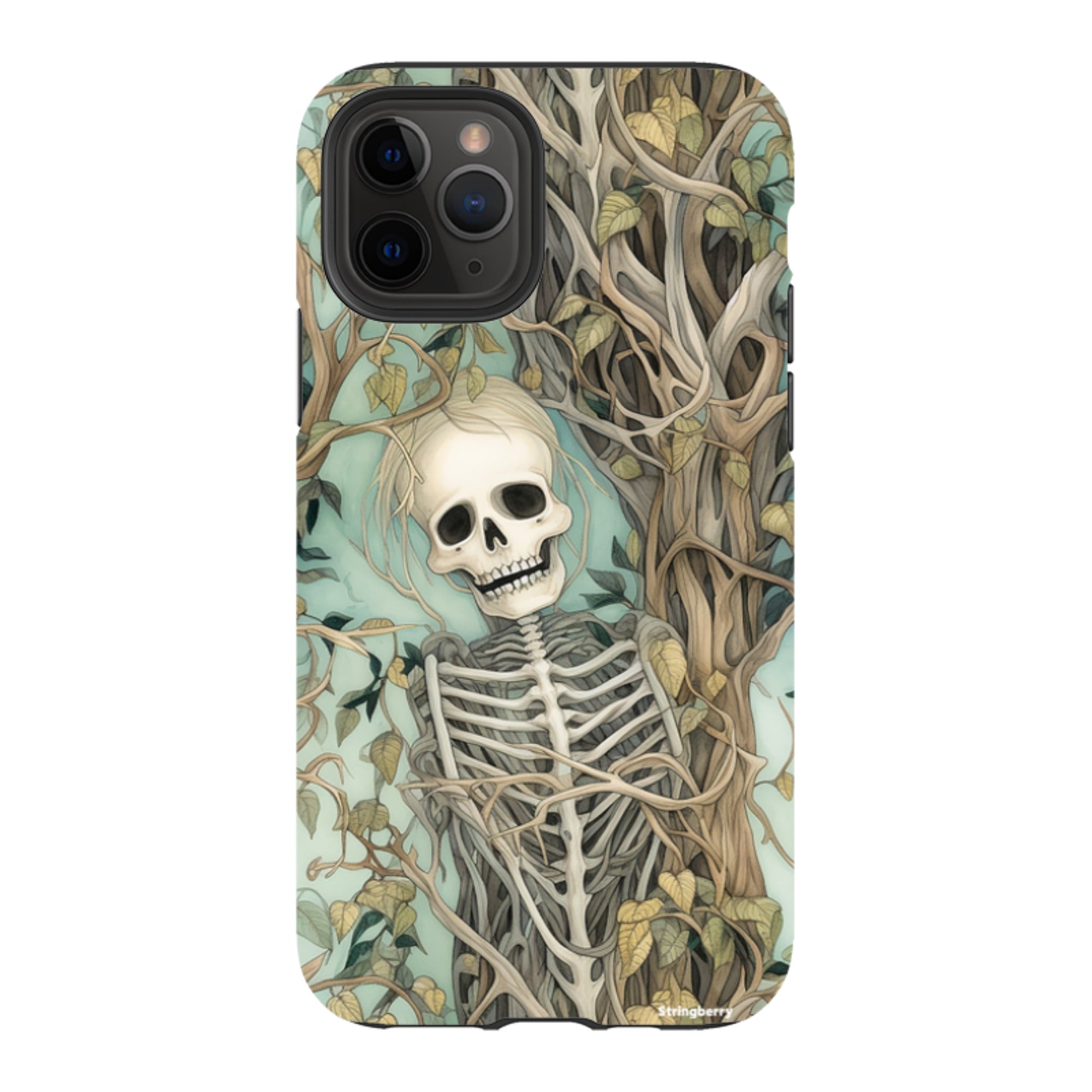 iPhone Tough Case - Skeletal Floral