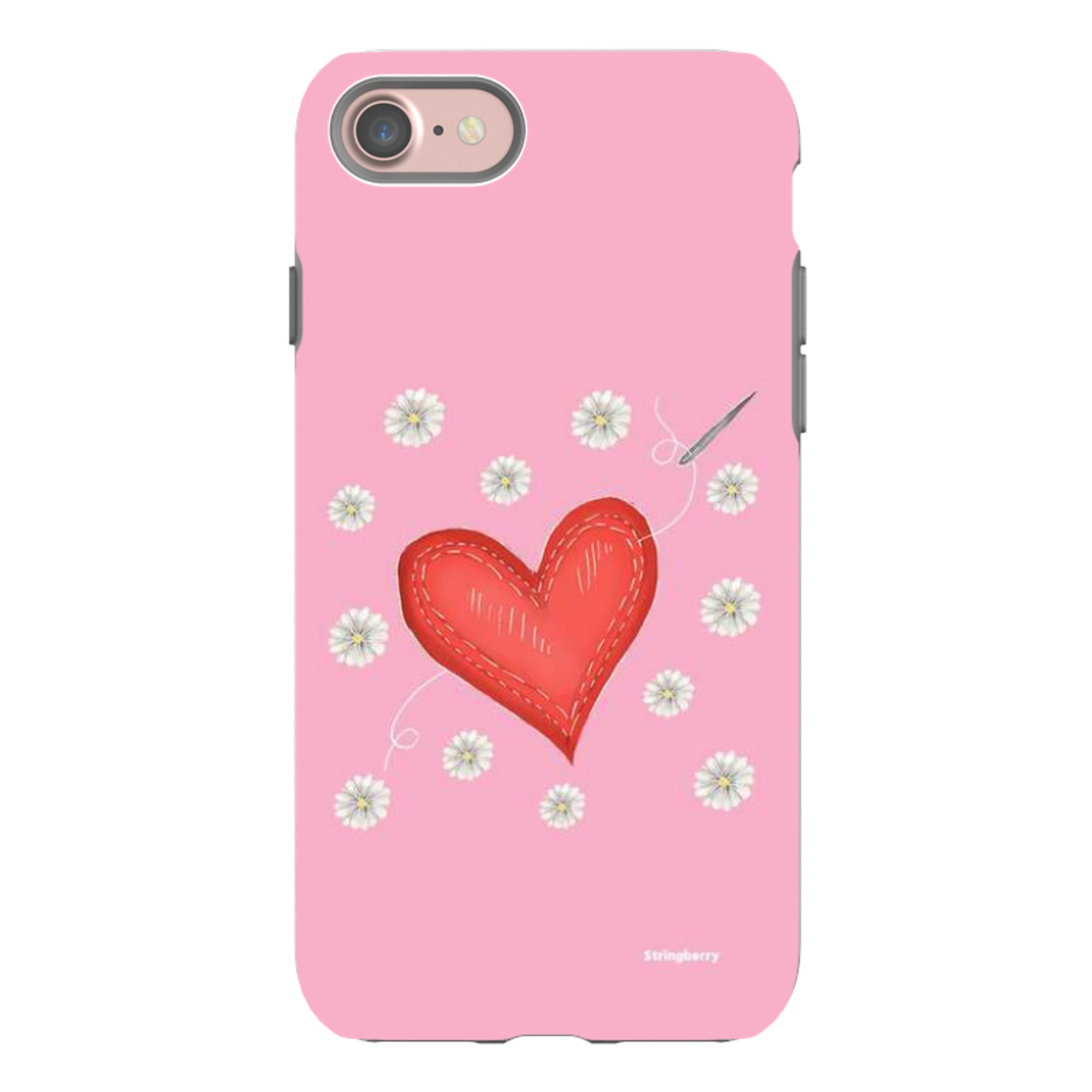 iPhone Tough Case - Love Heart Sewing By Catherine Rowe