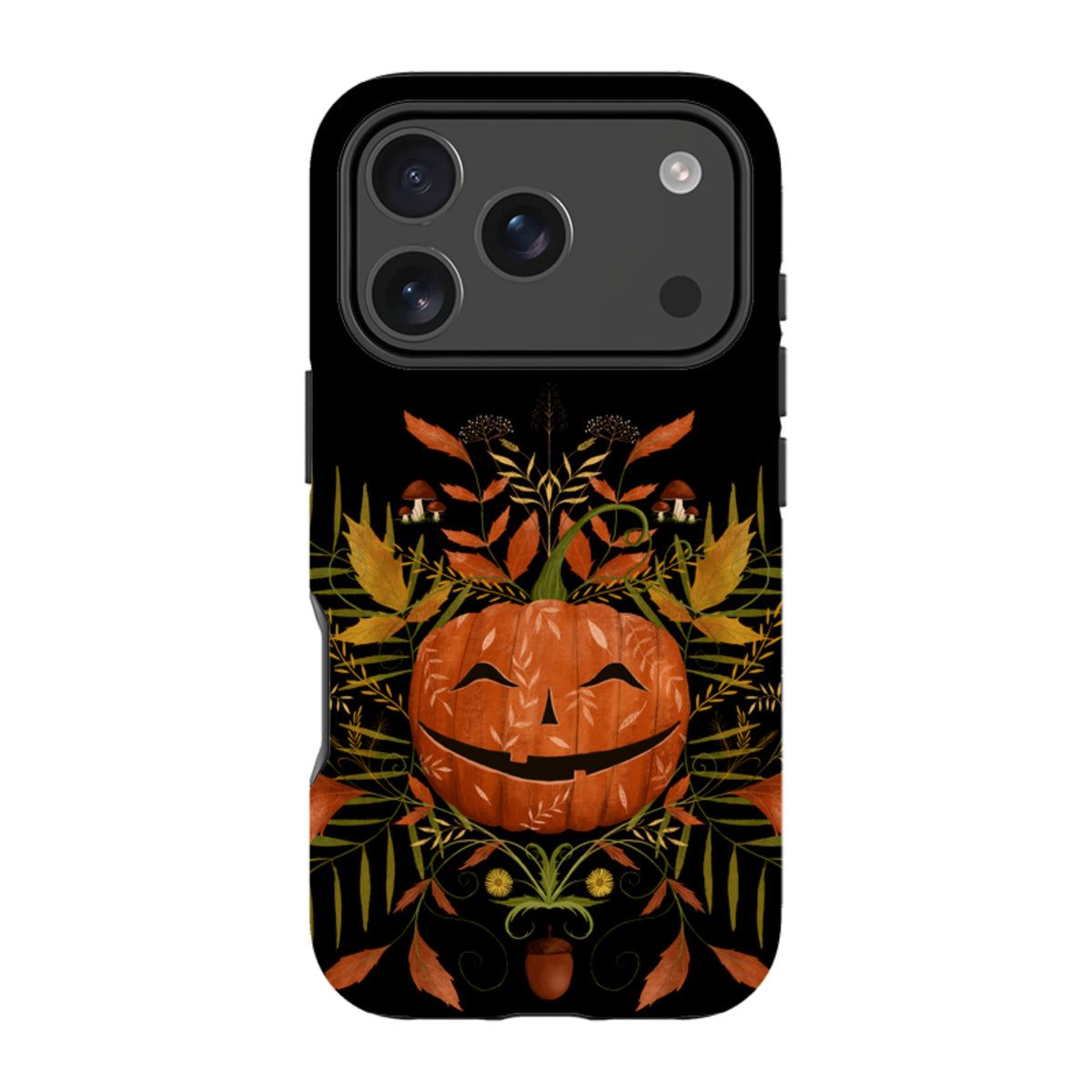 iPhone MagSafe Tough Case - Happy Pumpkin By Maja Lindberg