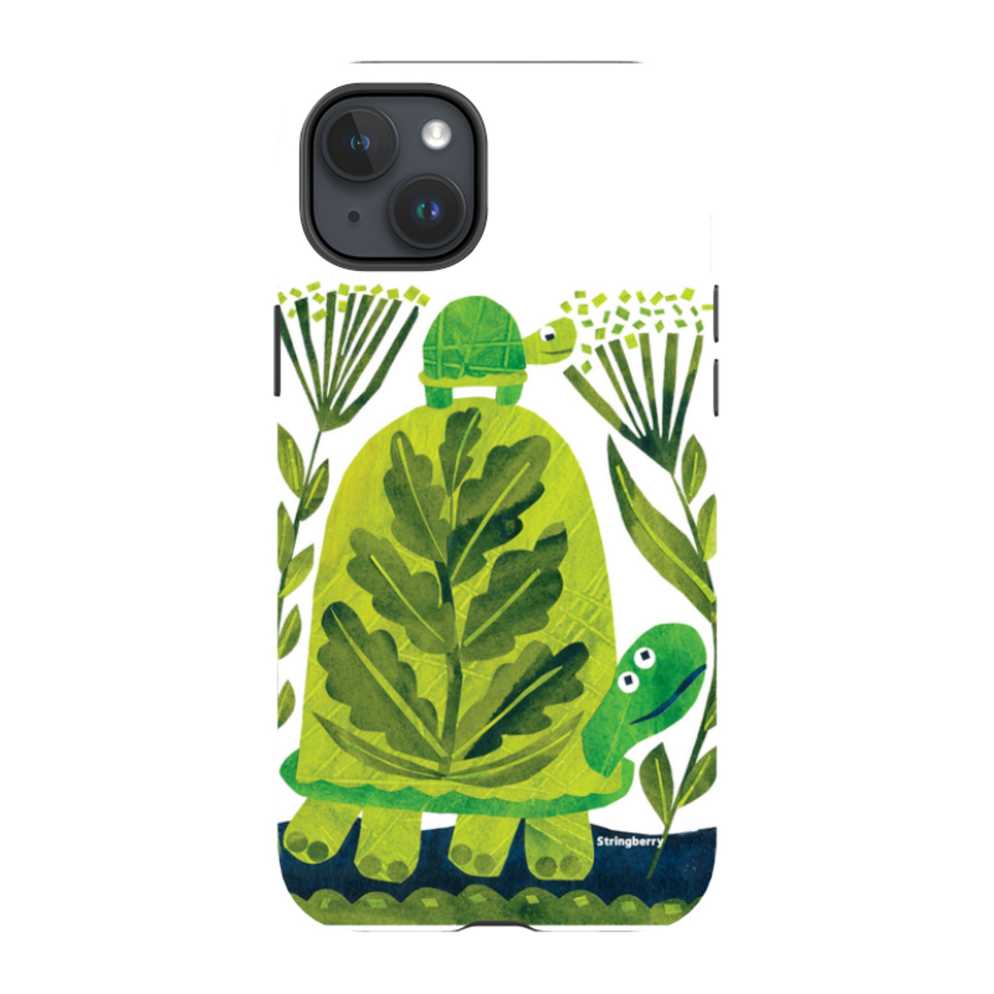 iPhone MagSafe Tough Case - Folk Tortoise By Tracey English