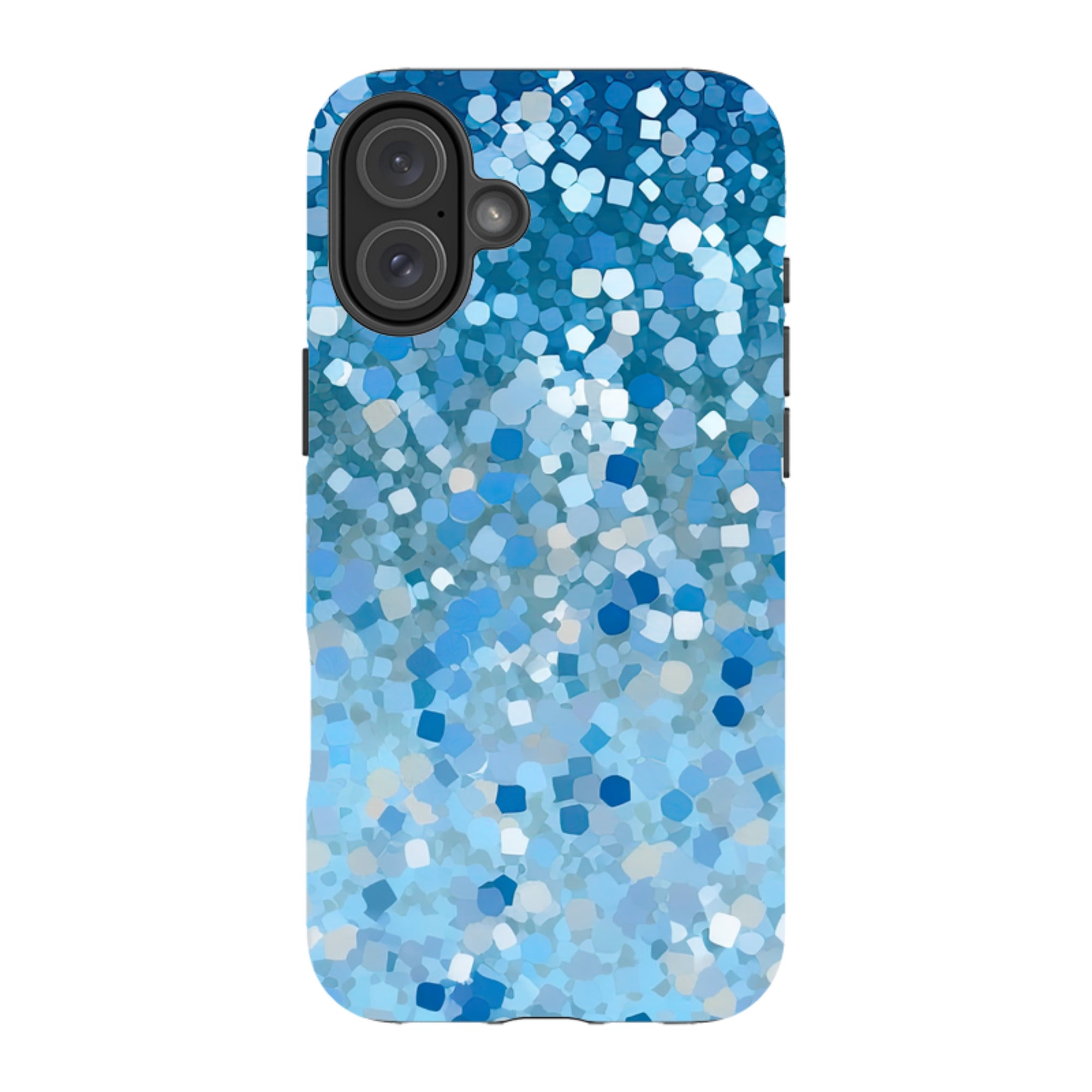 iPhone MagSafe Tough Case - Blue Glitter II (Case does not glitter)
