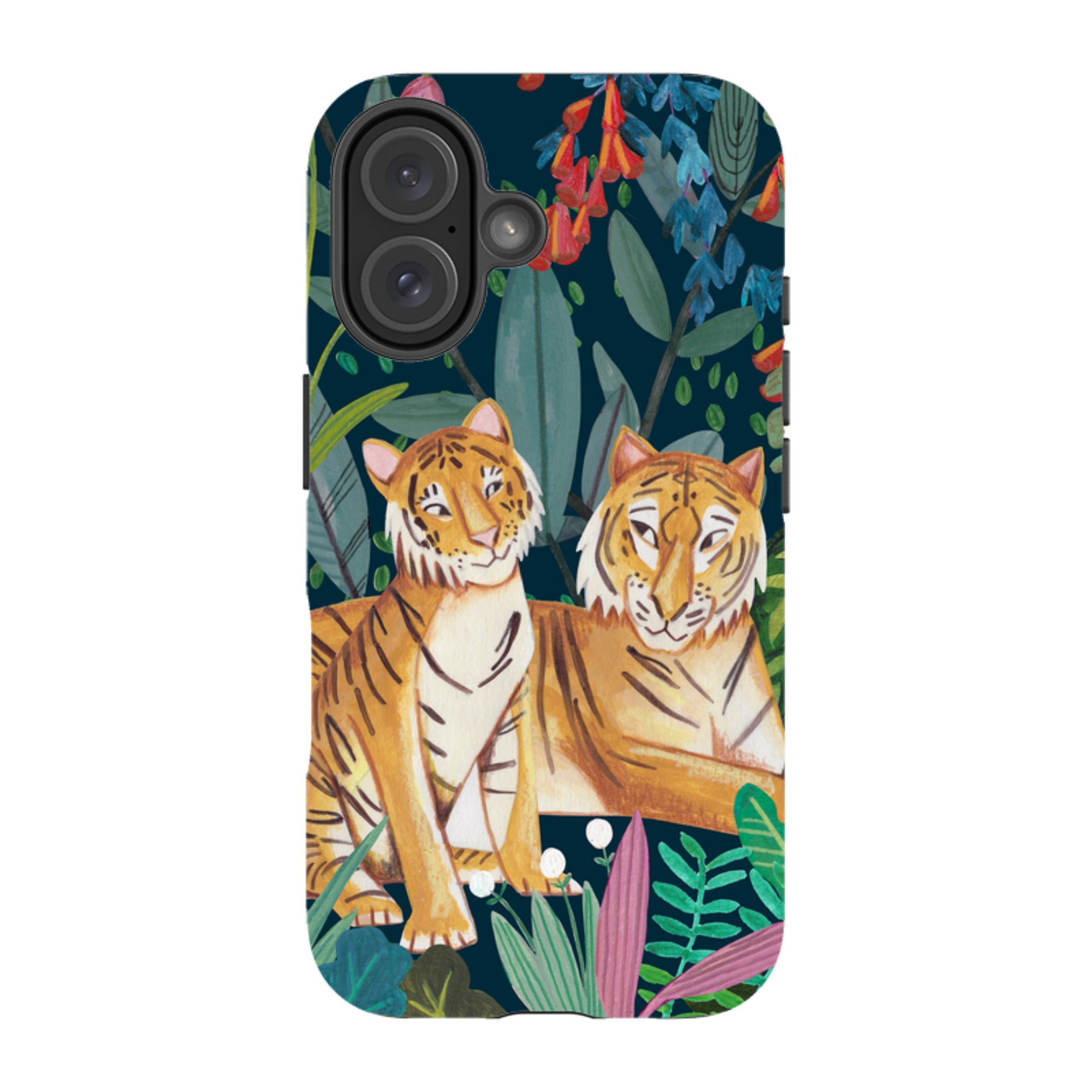 iPhone Tough Case - Tiger By Caroline Bonne Muller
