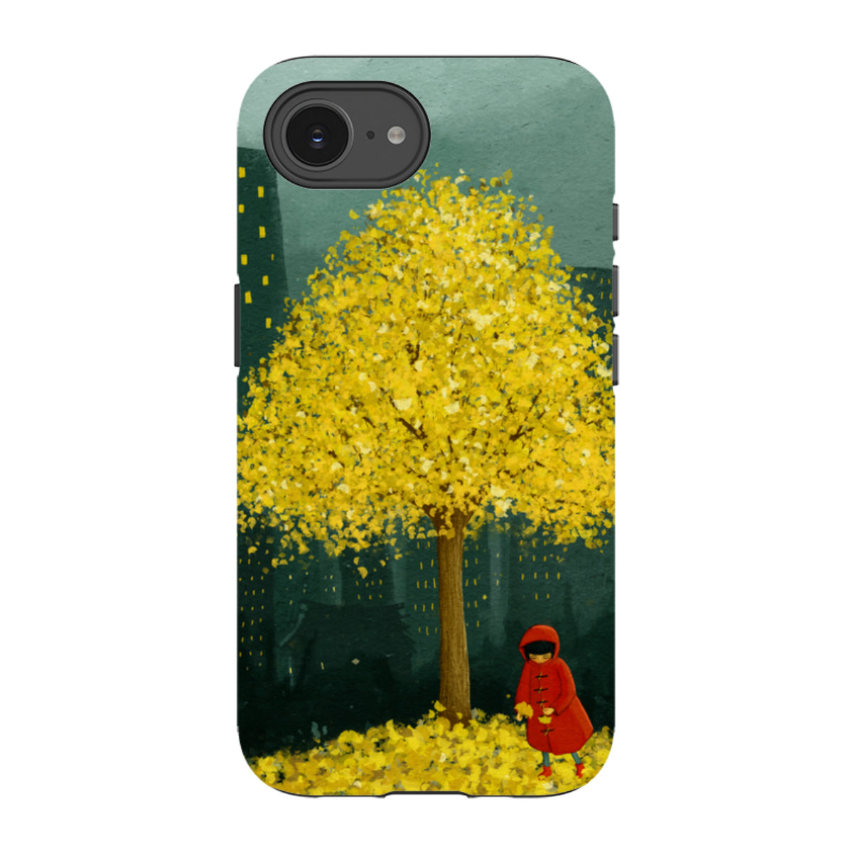 iPhone Tough Case - Gingko Tree By Maja Lindberg