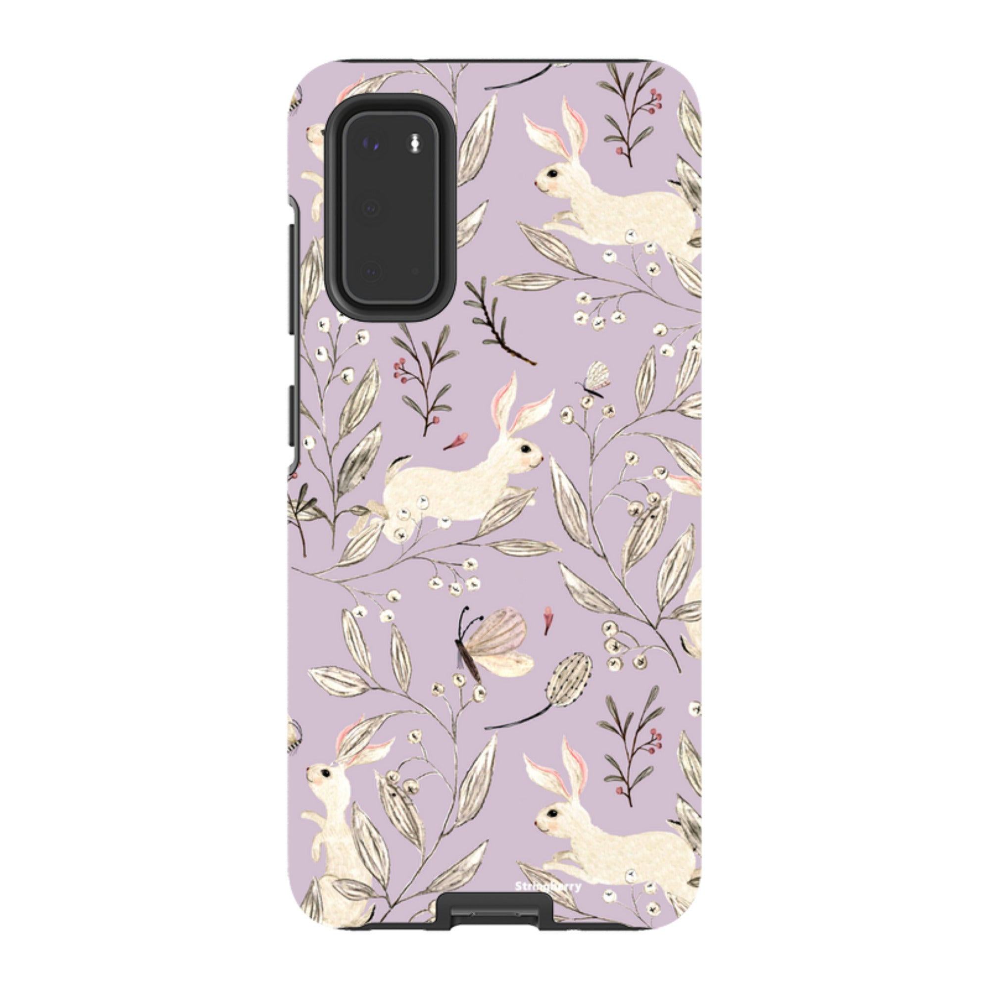 Samsung Tough Case - Bunnies Mauve By Katherine Quinn