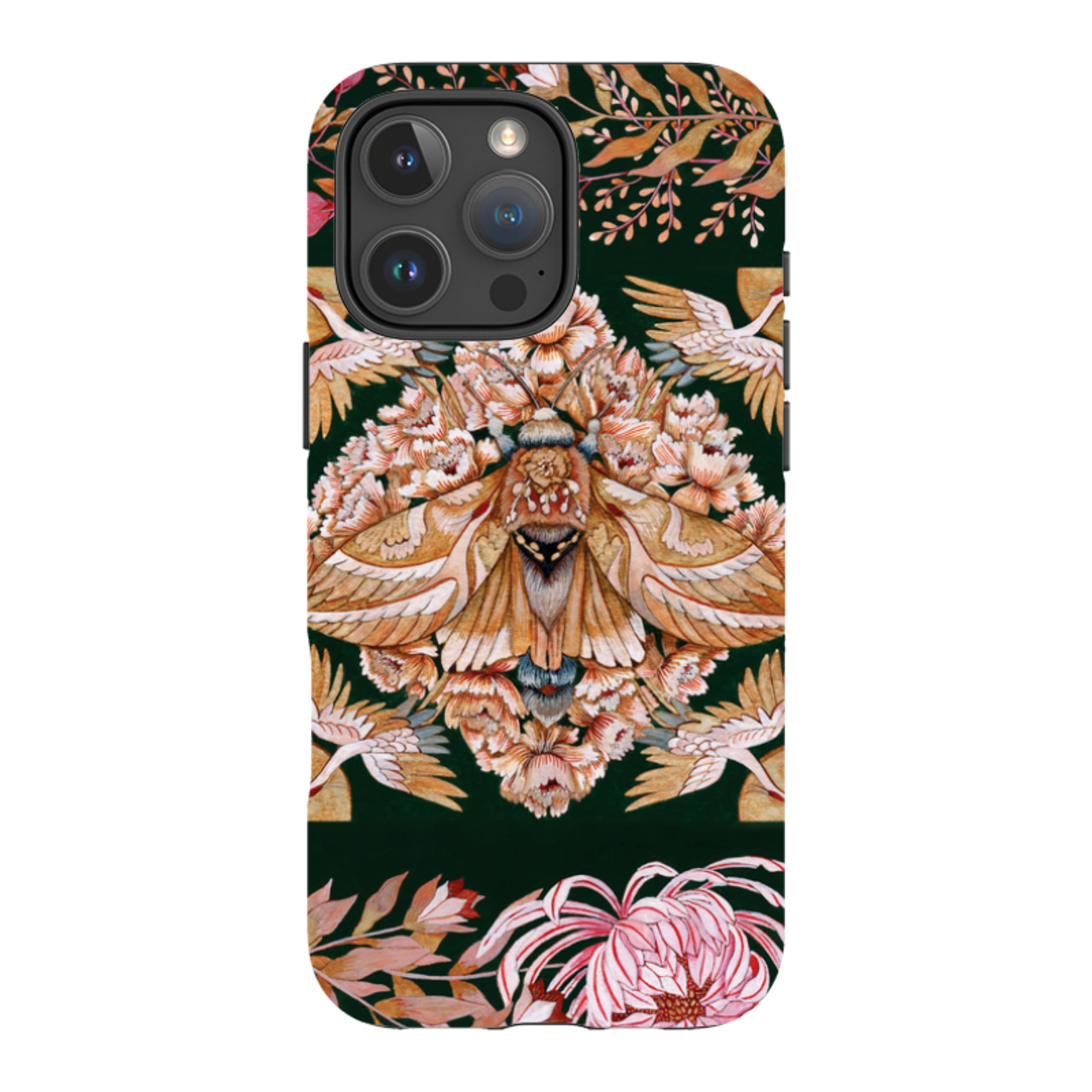 iPhone Tough Case - Golden Moth By Maria Matos