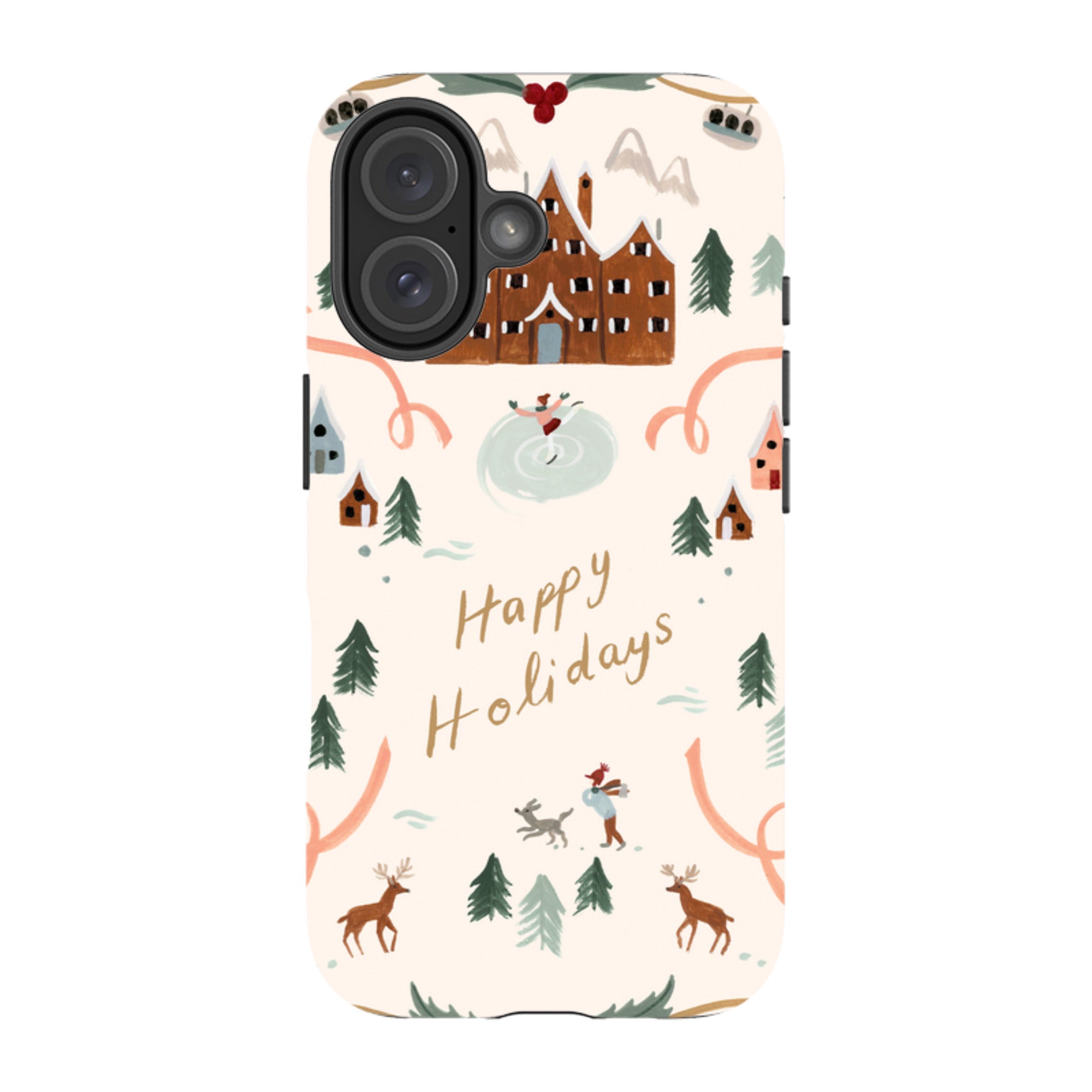 iPhone Tough Case - Happy Holidays By Bex Parkin