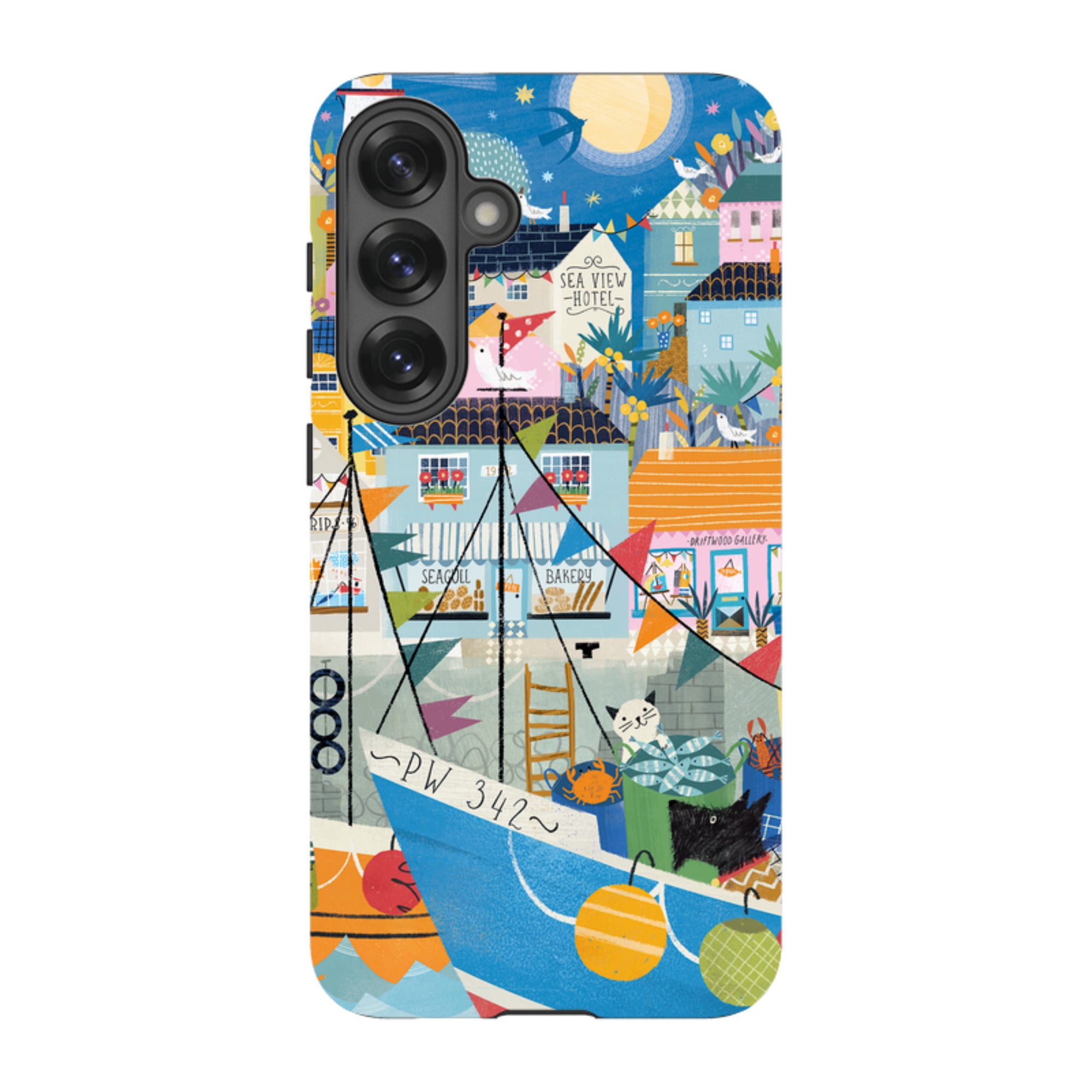 Samsung Tough  Case - Night Harbour 1 By Ali Brookes