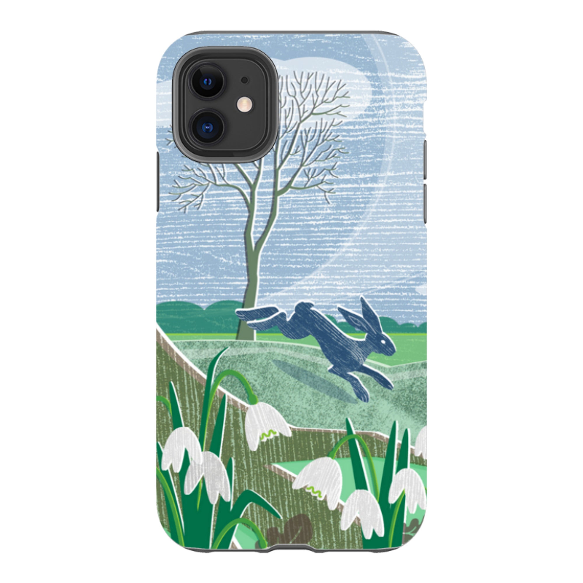 iPhone Tough Case - Snowdrops And Hare By Liane Payne