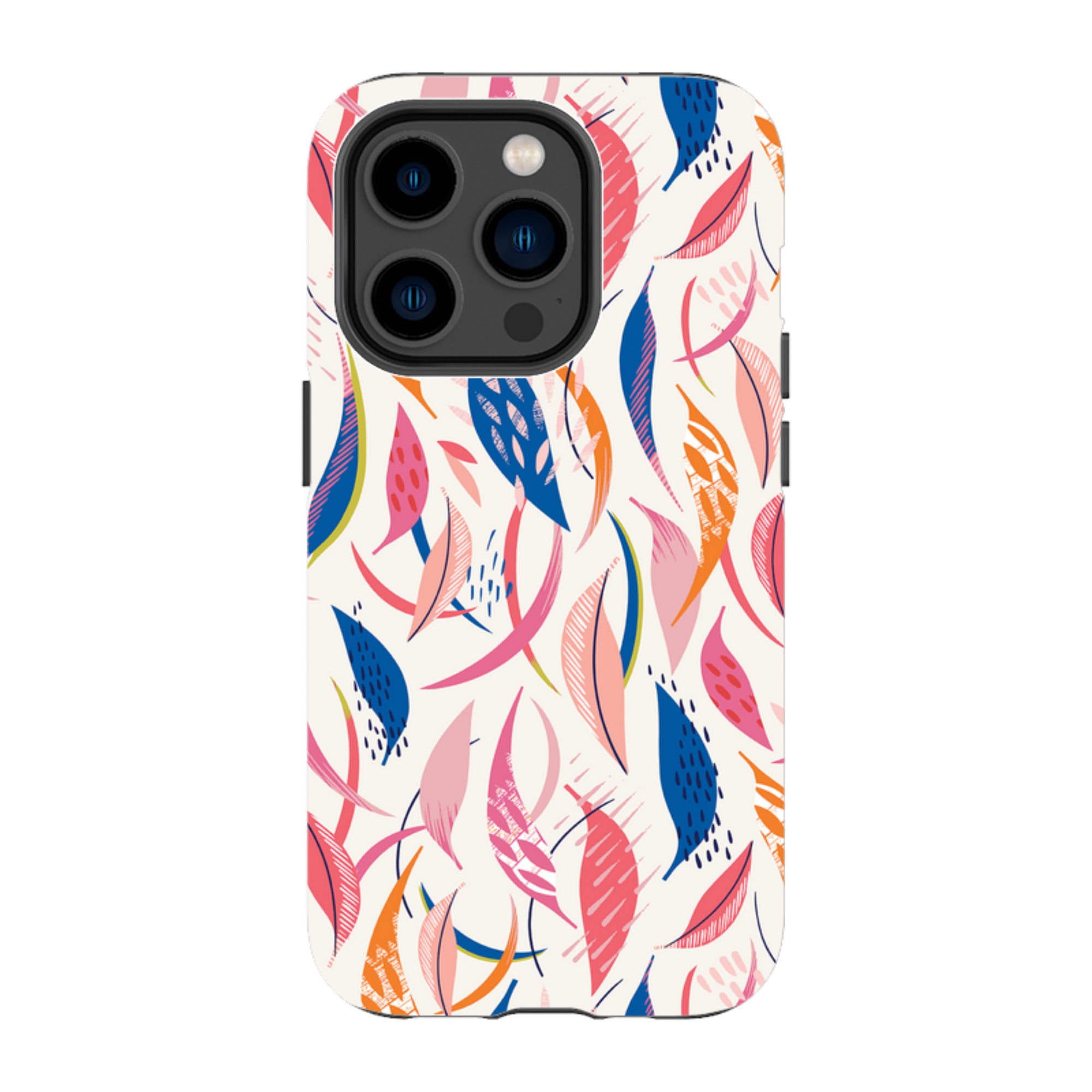 iPhone Tough Case - Flamingo Feathers By Ali Brookes