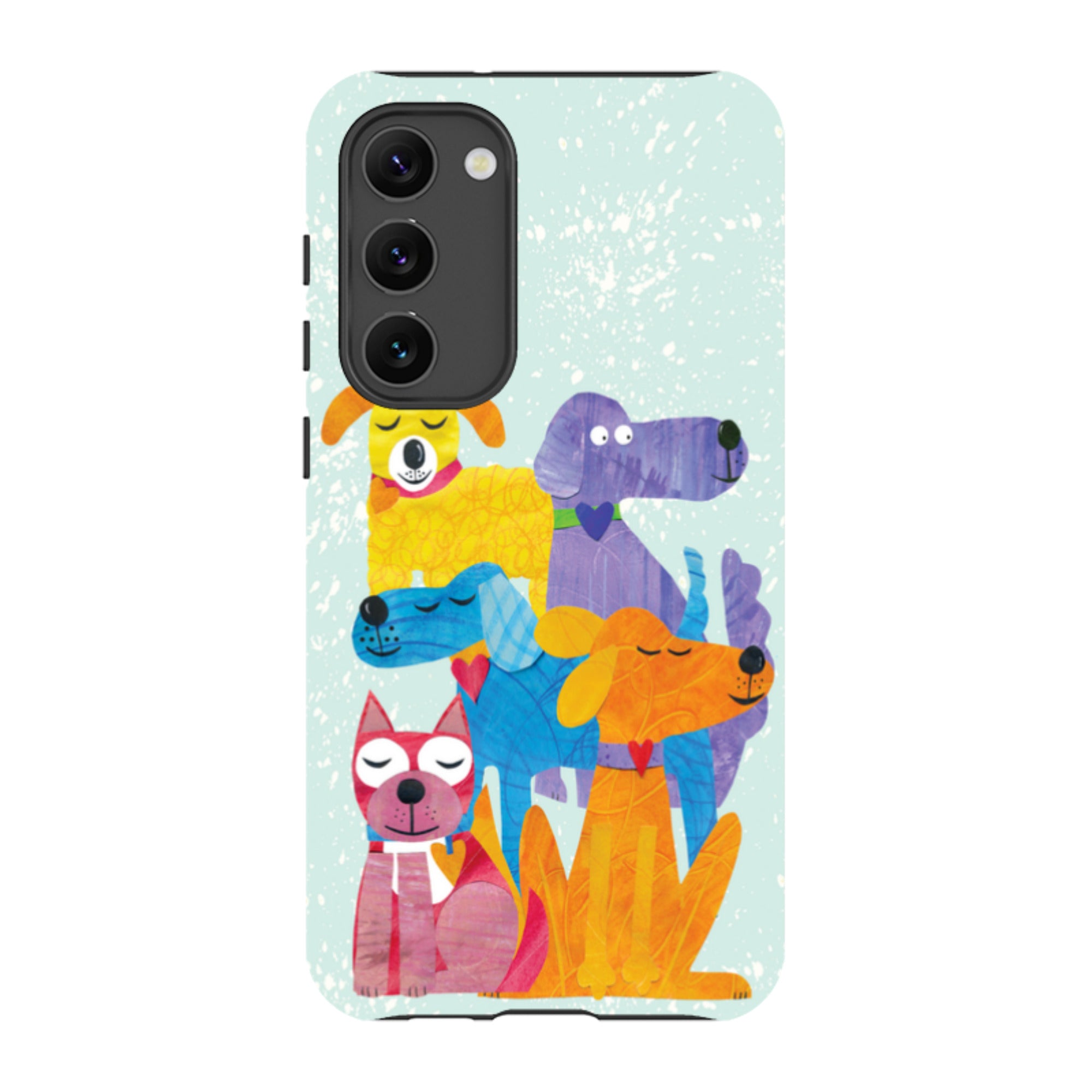 Samsung Tough Case - Patch Work Pups By Tracey English