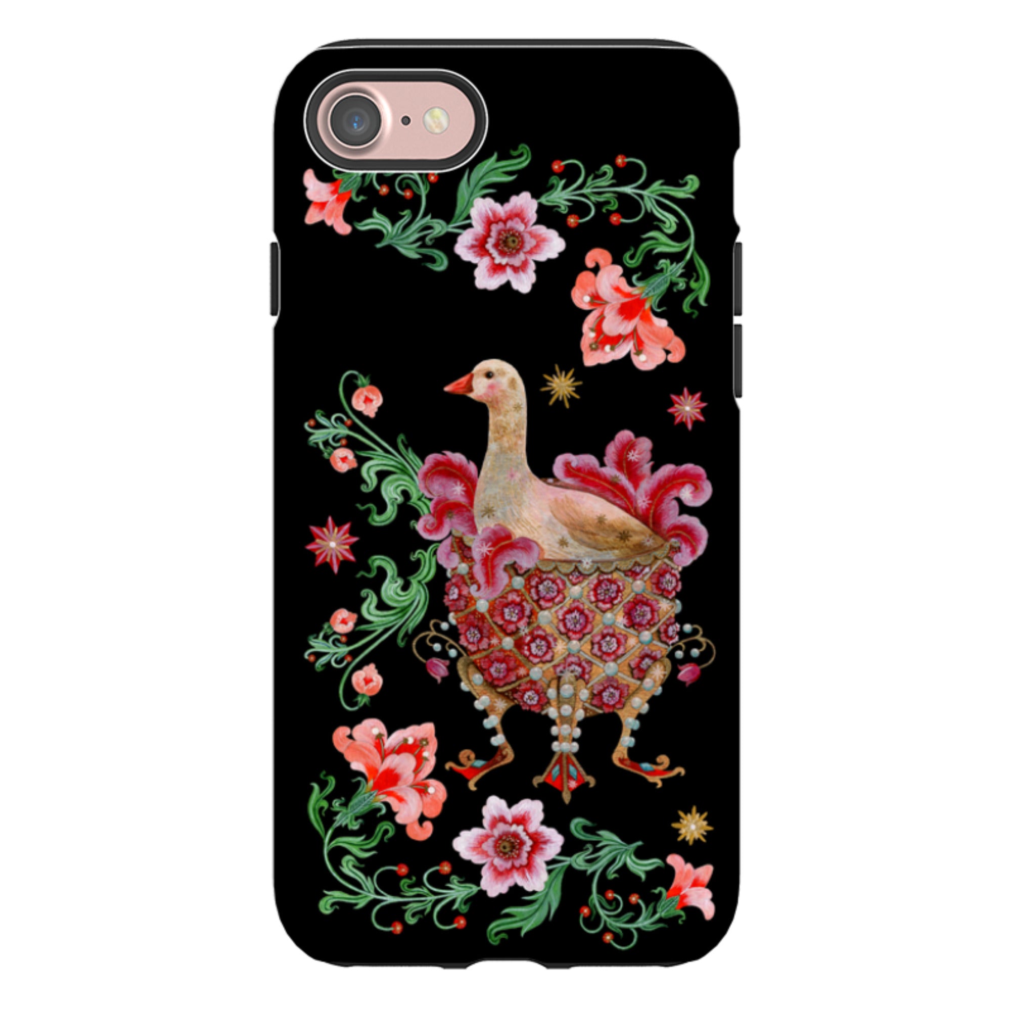 iPhone Tough  Case - Six Geese A Laying By Maria Matos