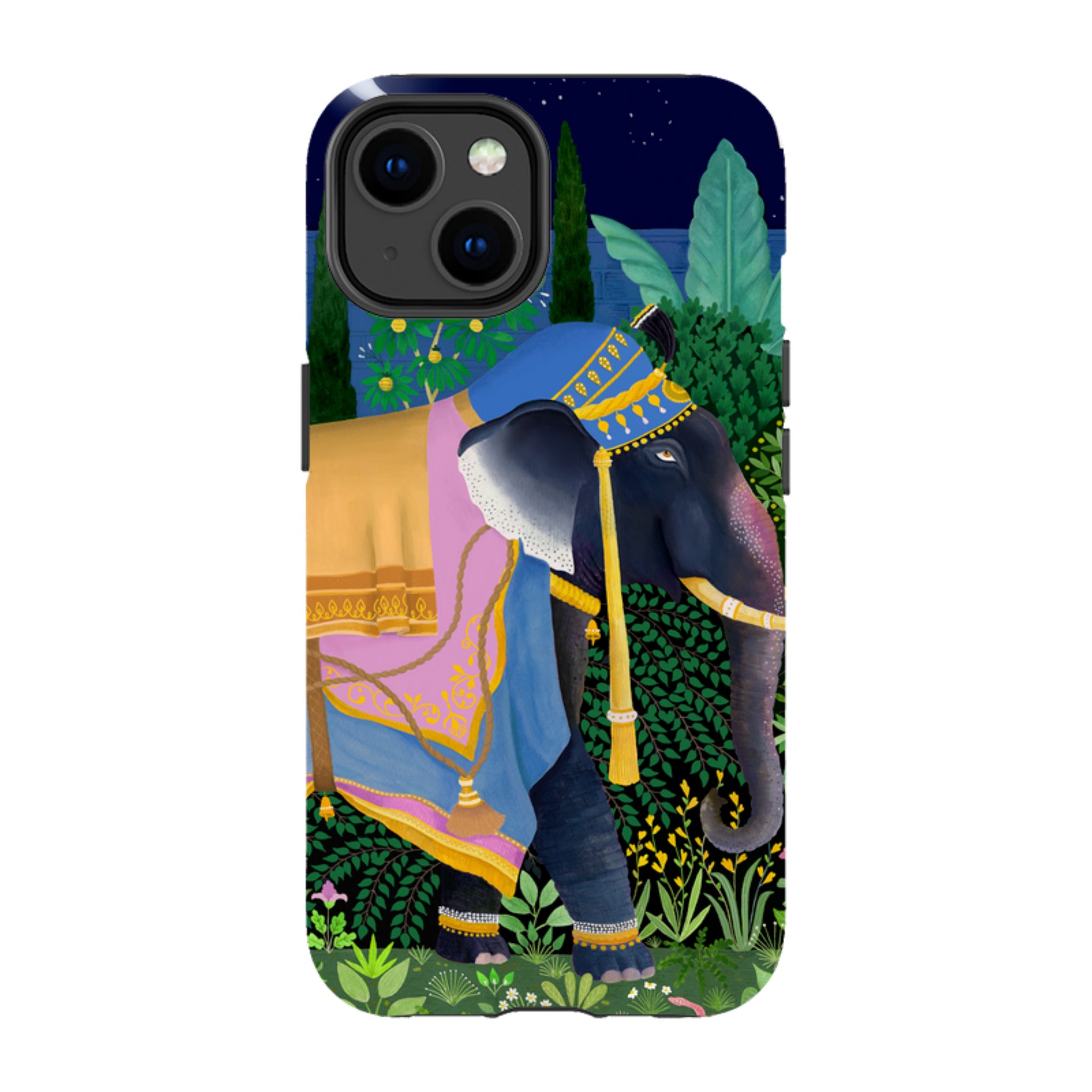 iPhone MagSafe Tough Case -  Indian Elephant By Bex Parkin