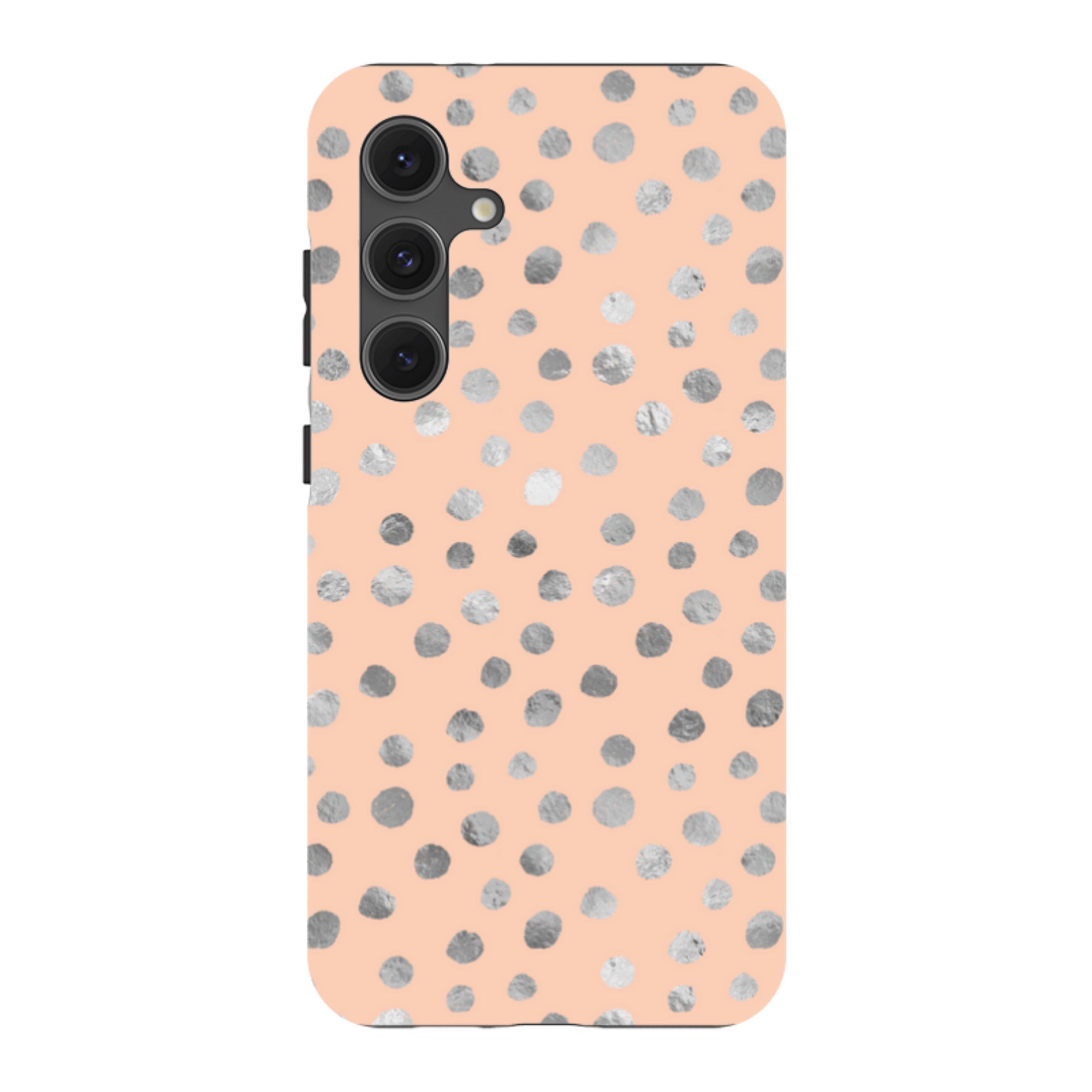 Samsung Tough Case - Pale and Silver Dots