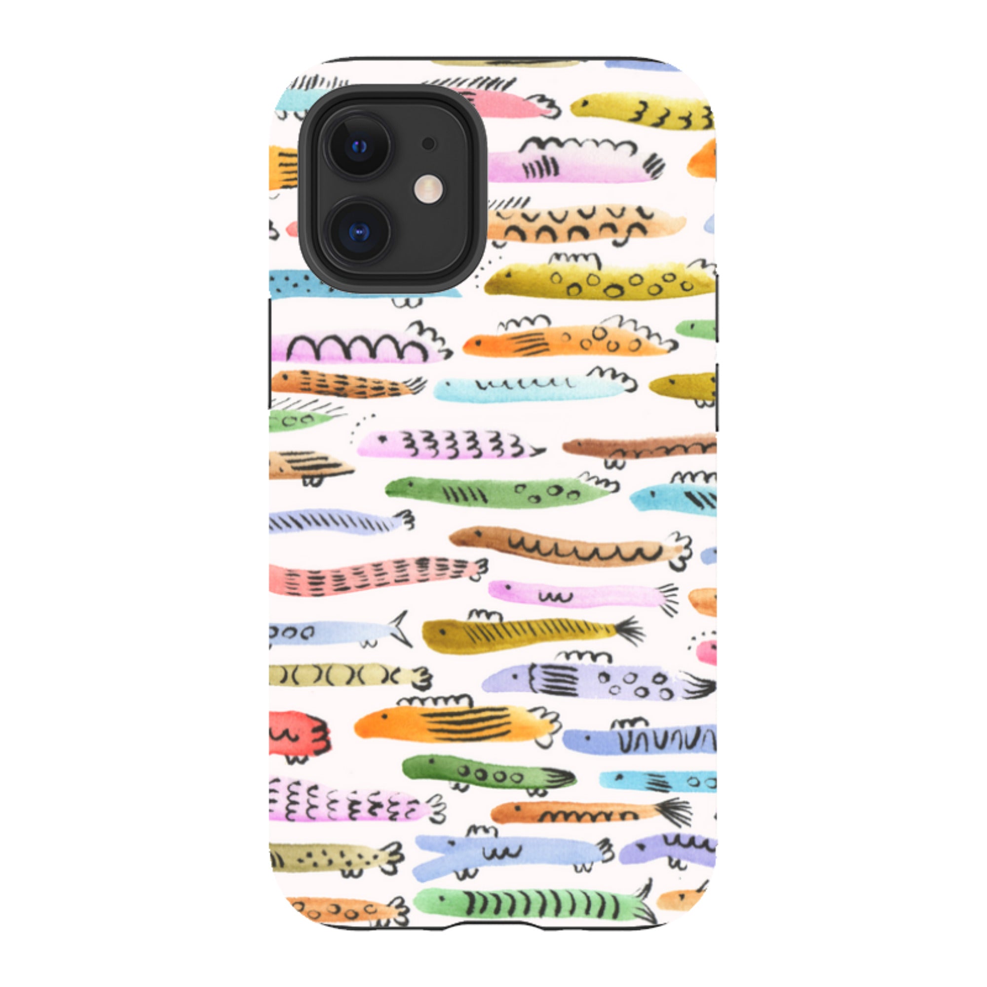 iPhone Tough Case - Colourful Fishes By Gabriela Larios