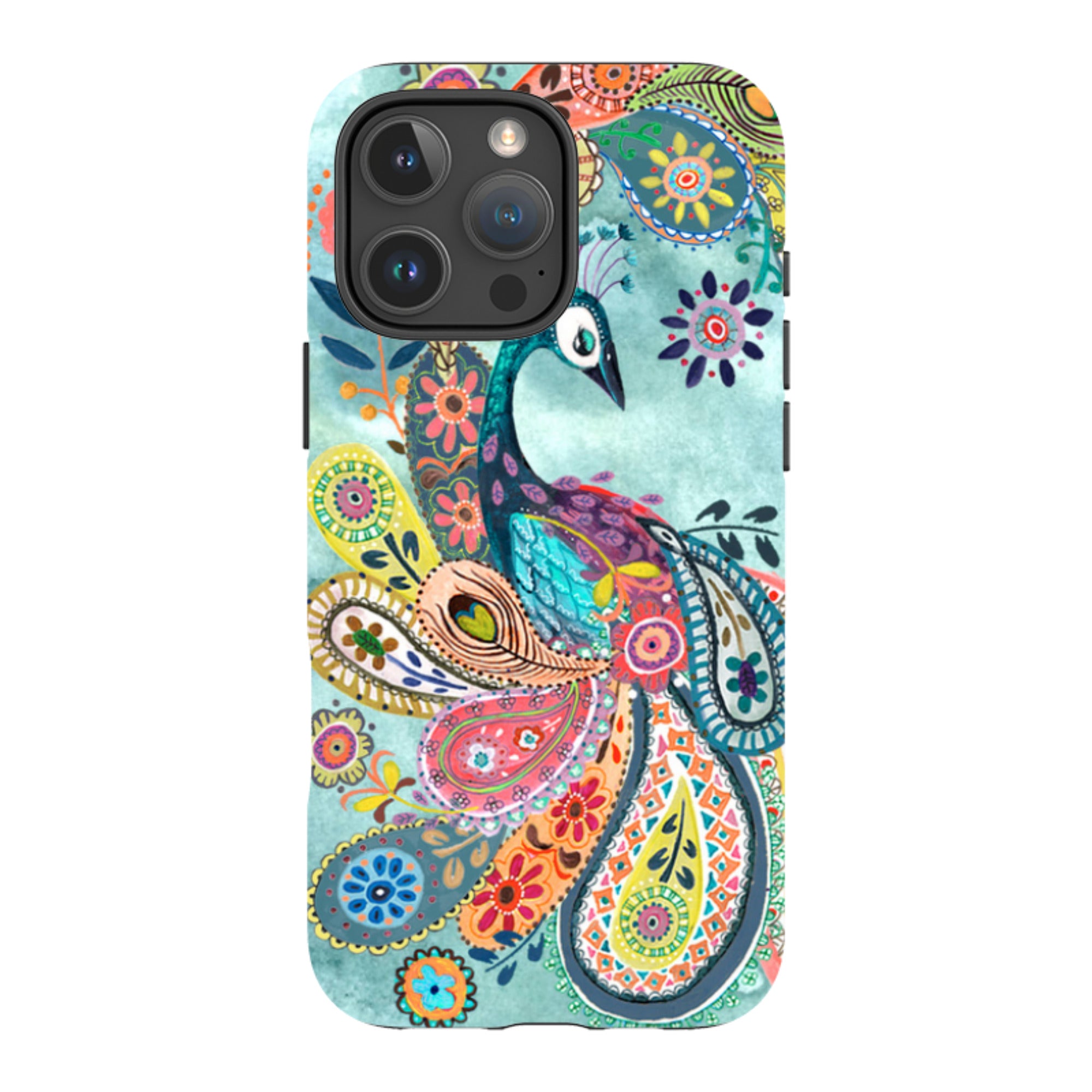 iPhone MagSafe Tough Case -  Peacock Dreams By Caroline Bonne Muller