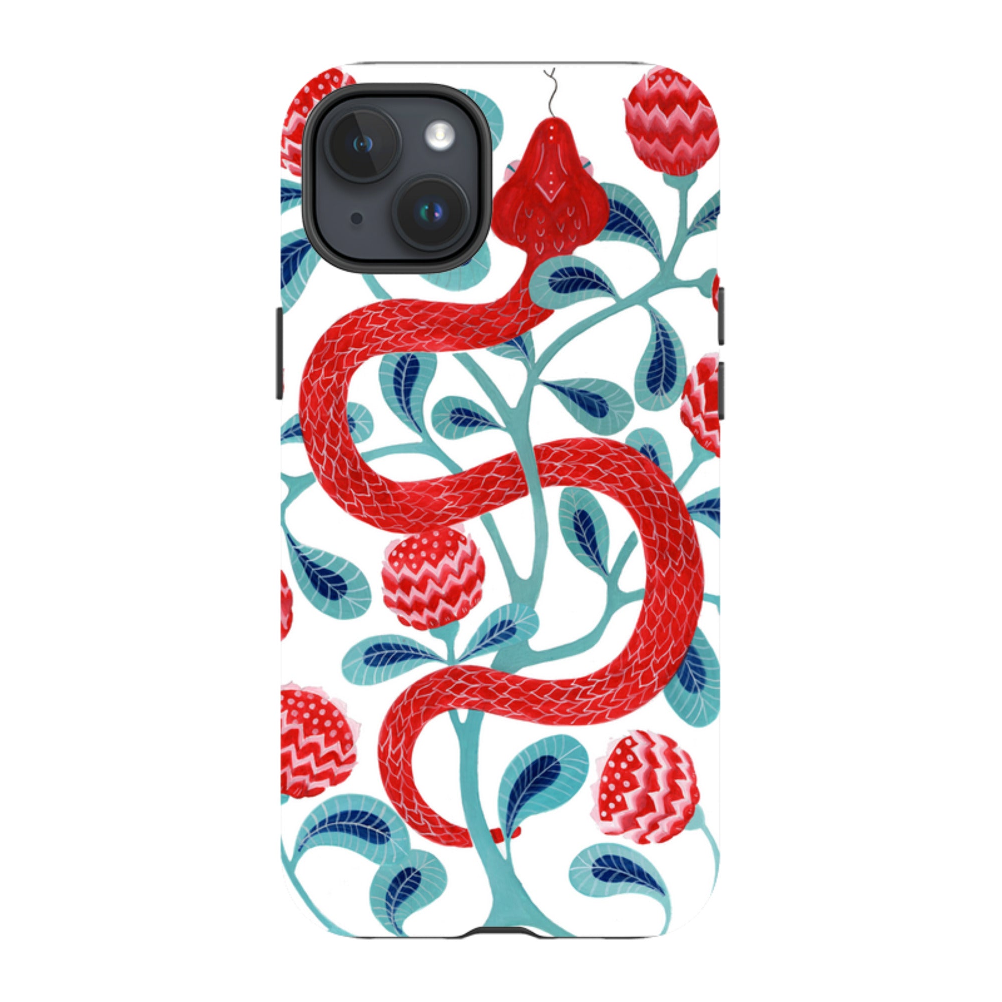 iPhone Tough Case - Redsnake By Bex Parkin