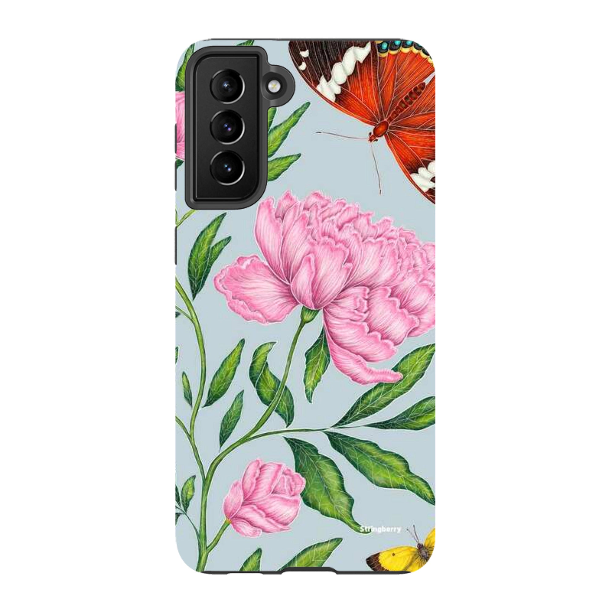 Samsung Tough Case - Butterflies And Peonies By Catherine Rowe