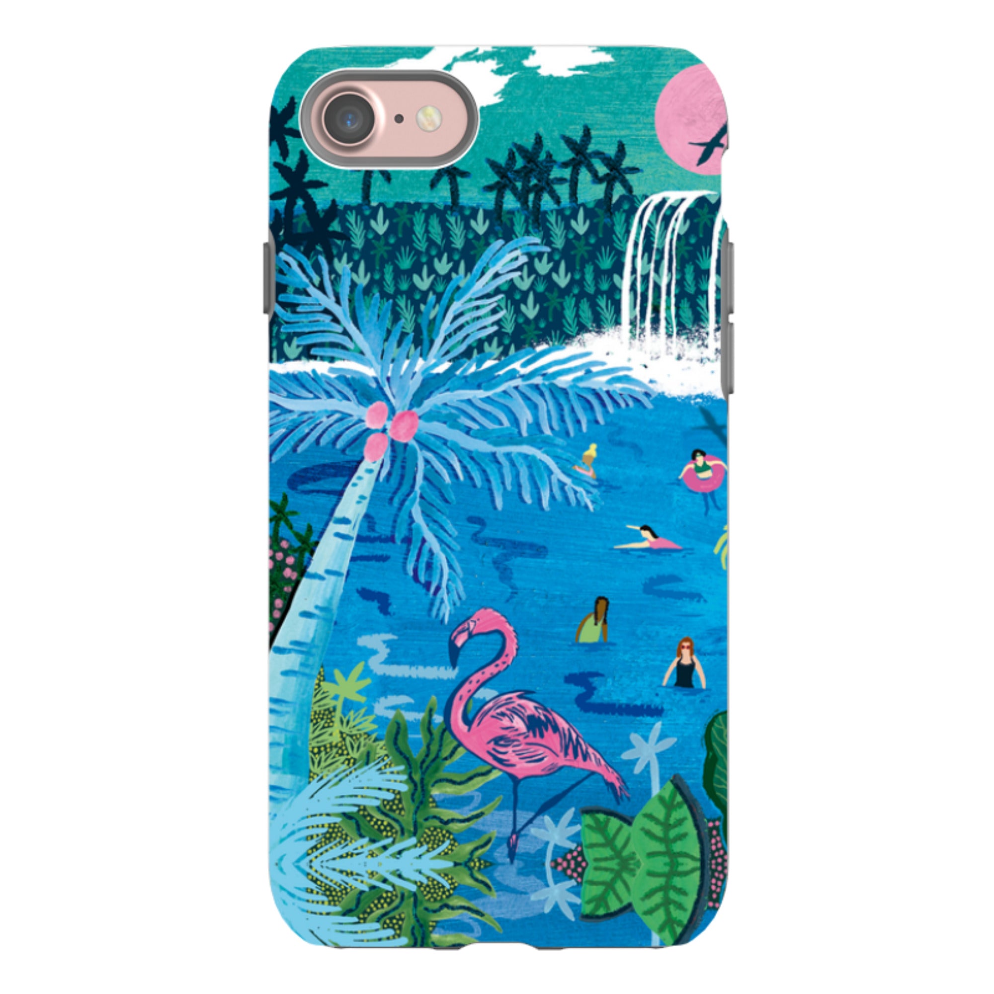 iPhone Tough Case - Palm Pool III By Emma Frances Grant