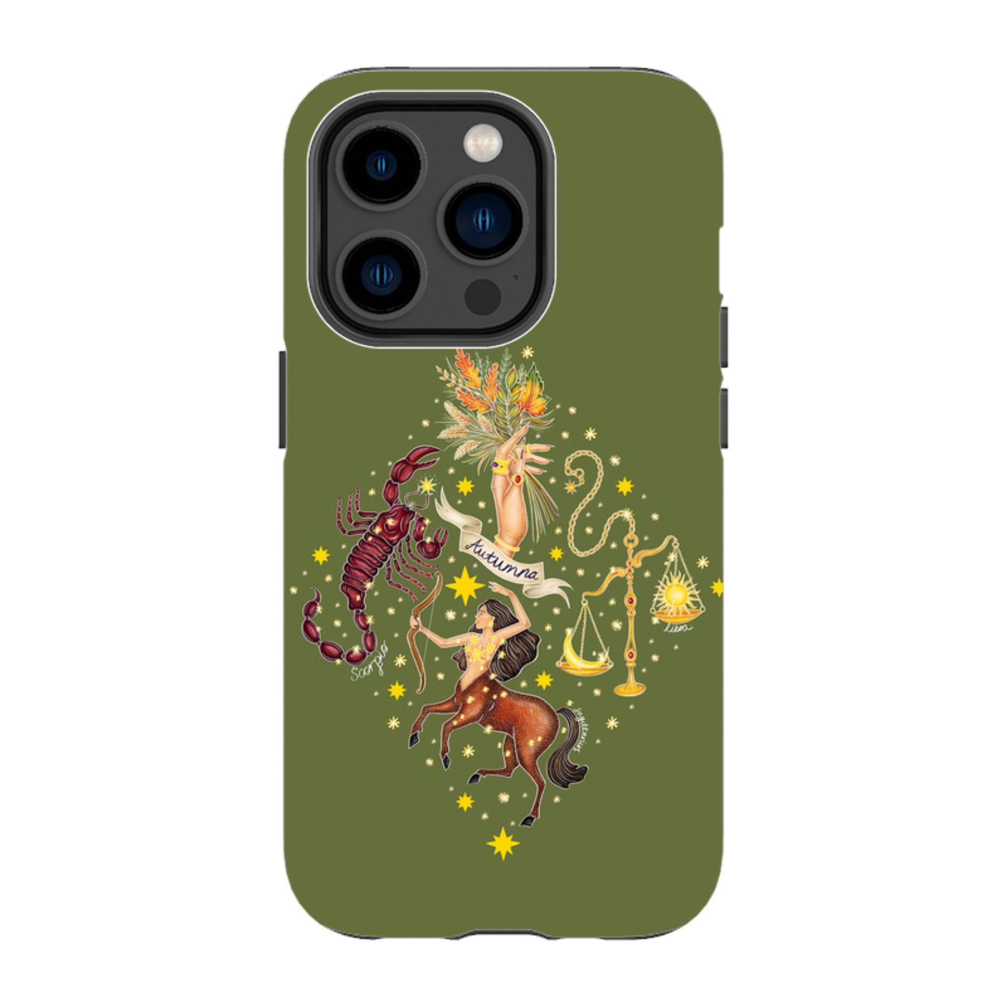 iPhone MagSafe Tough Case - Autumn Zodiac By Catherine Rowe
