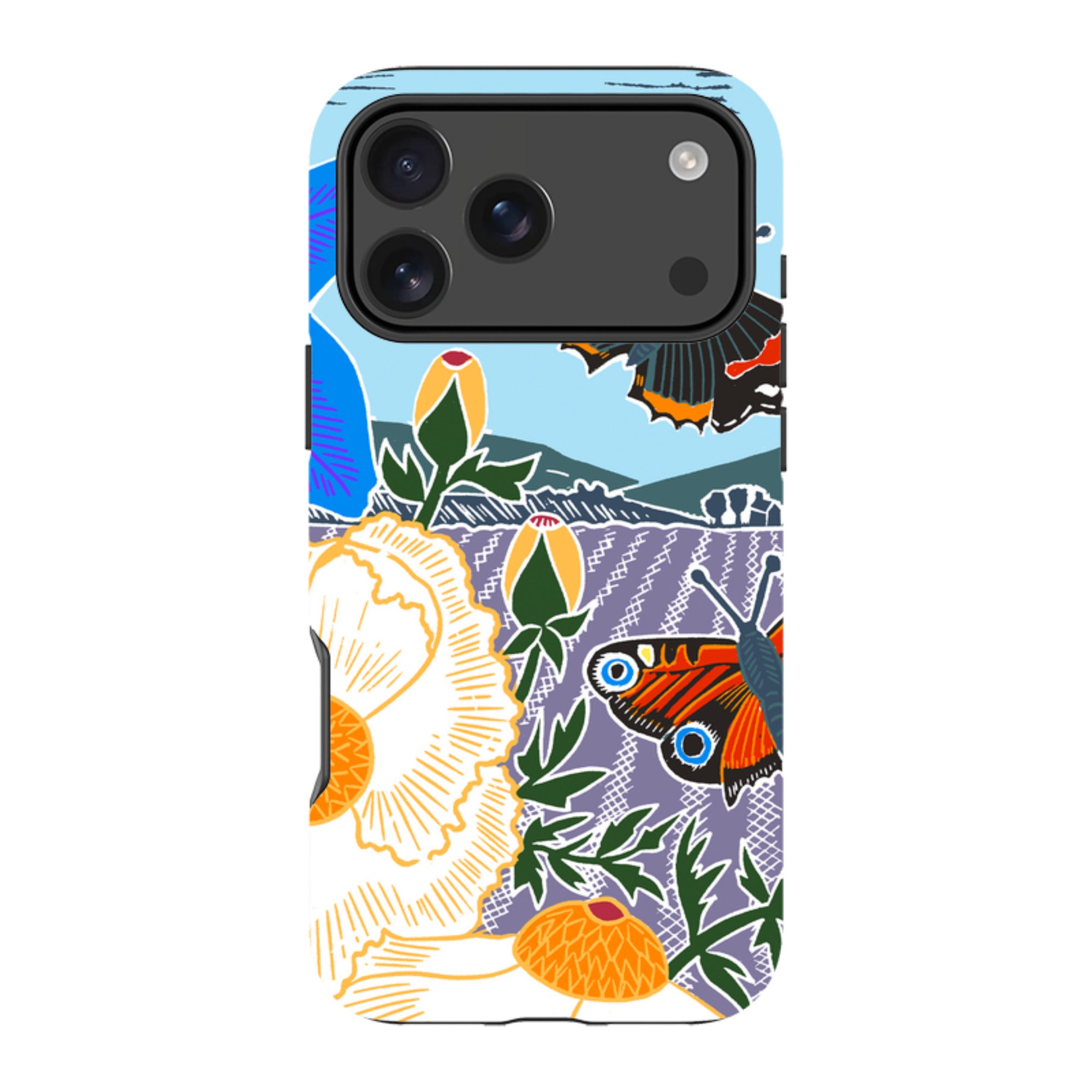 iPhone Tough Case - Bold Butterflies By Kate Heiss