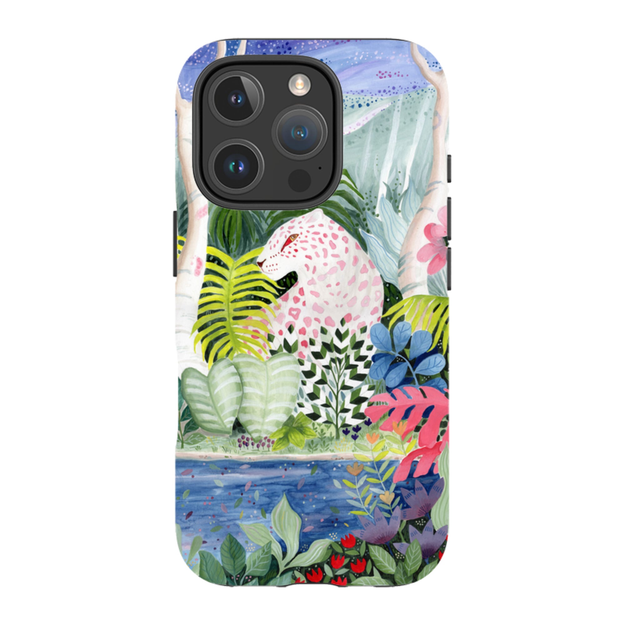 iPhone Tough Case - Cosmic Leopard By Bex Parkin
