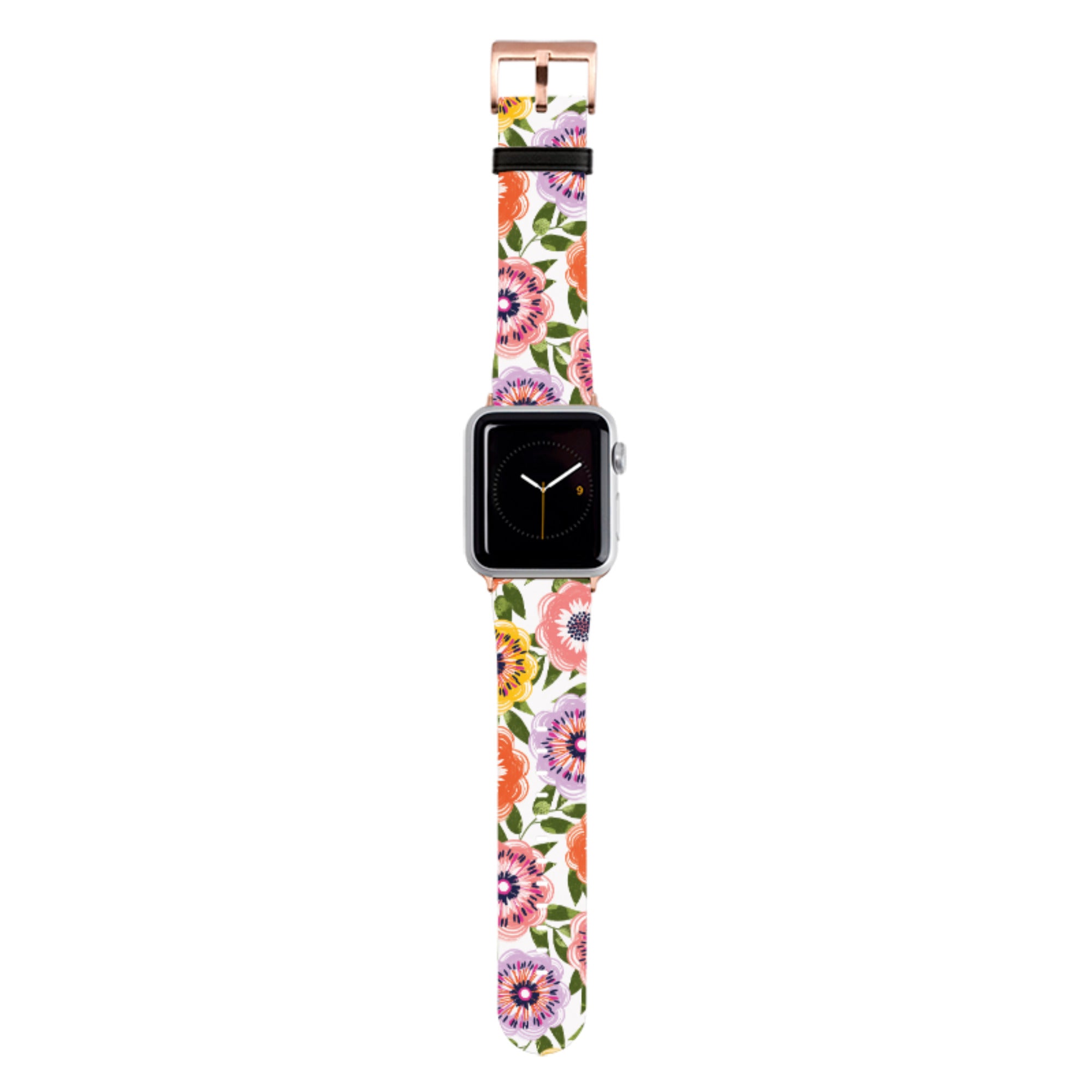 Bright Blooms II Apple Watch Strap By Ali Brookes