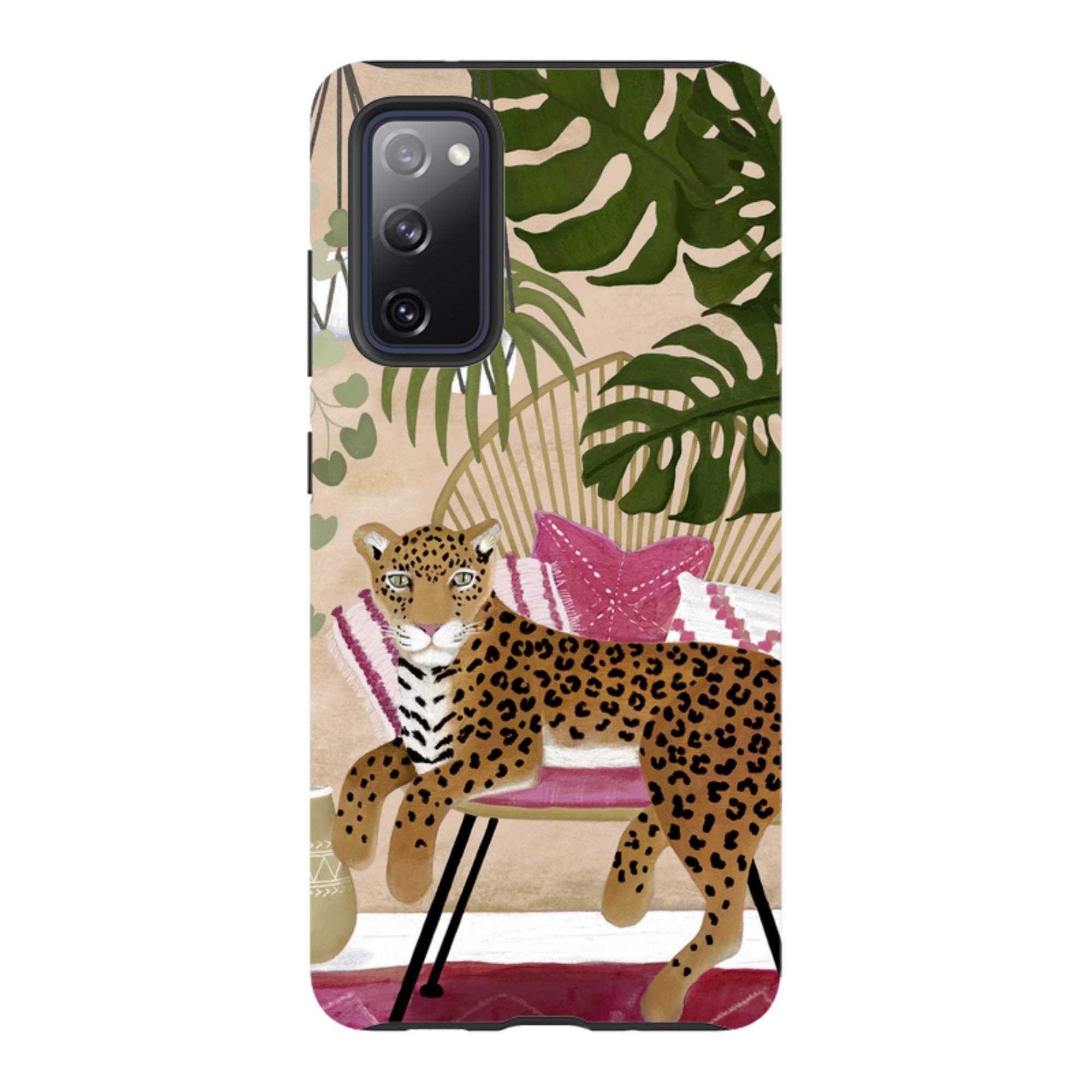 Samsung Tough Case - Boho Leopard Cream By Bex Parkin