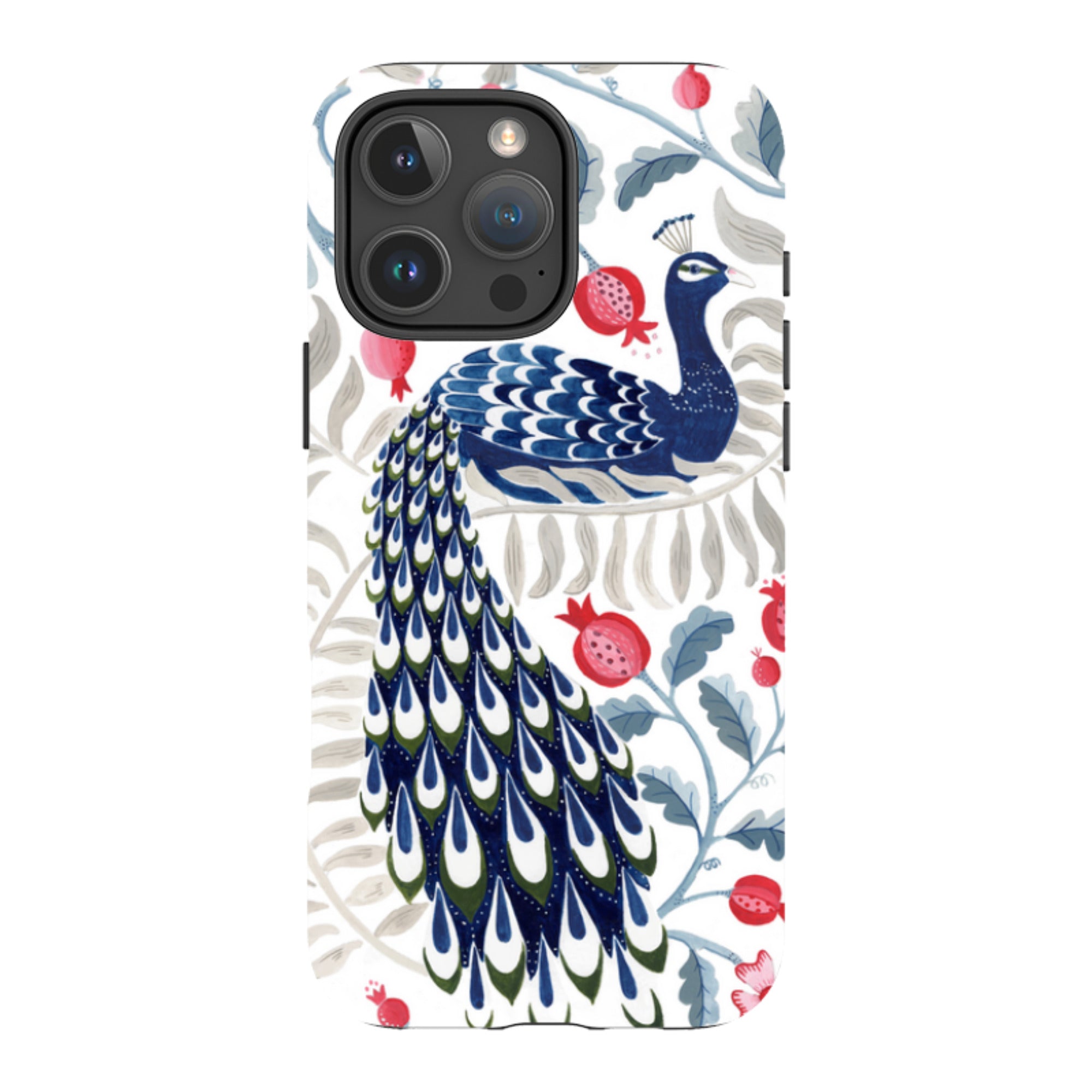 iPhone Tough Case - Peacock By Bex Parkin