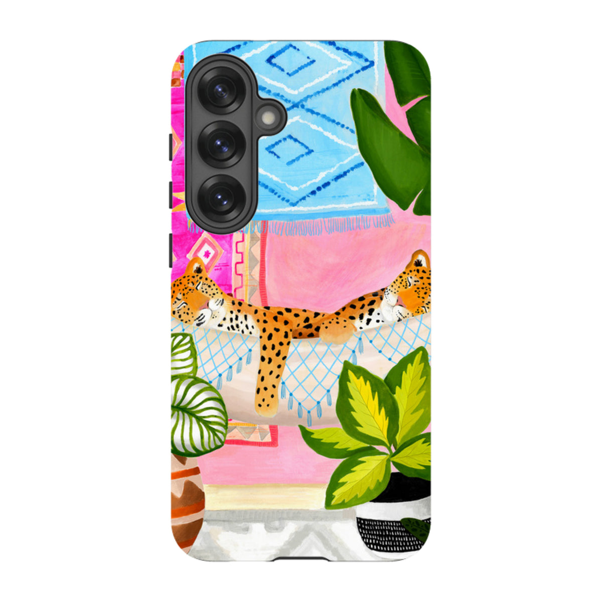Samsung Tough Case - Leopards In Hammock By Bex Parkin