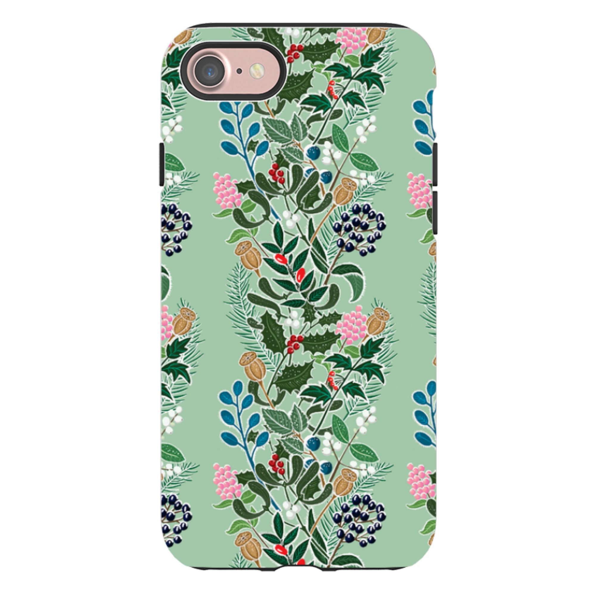 iPhone Tough Case - Winter Hedge-1 By kate Heiss