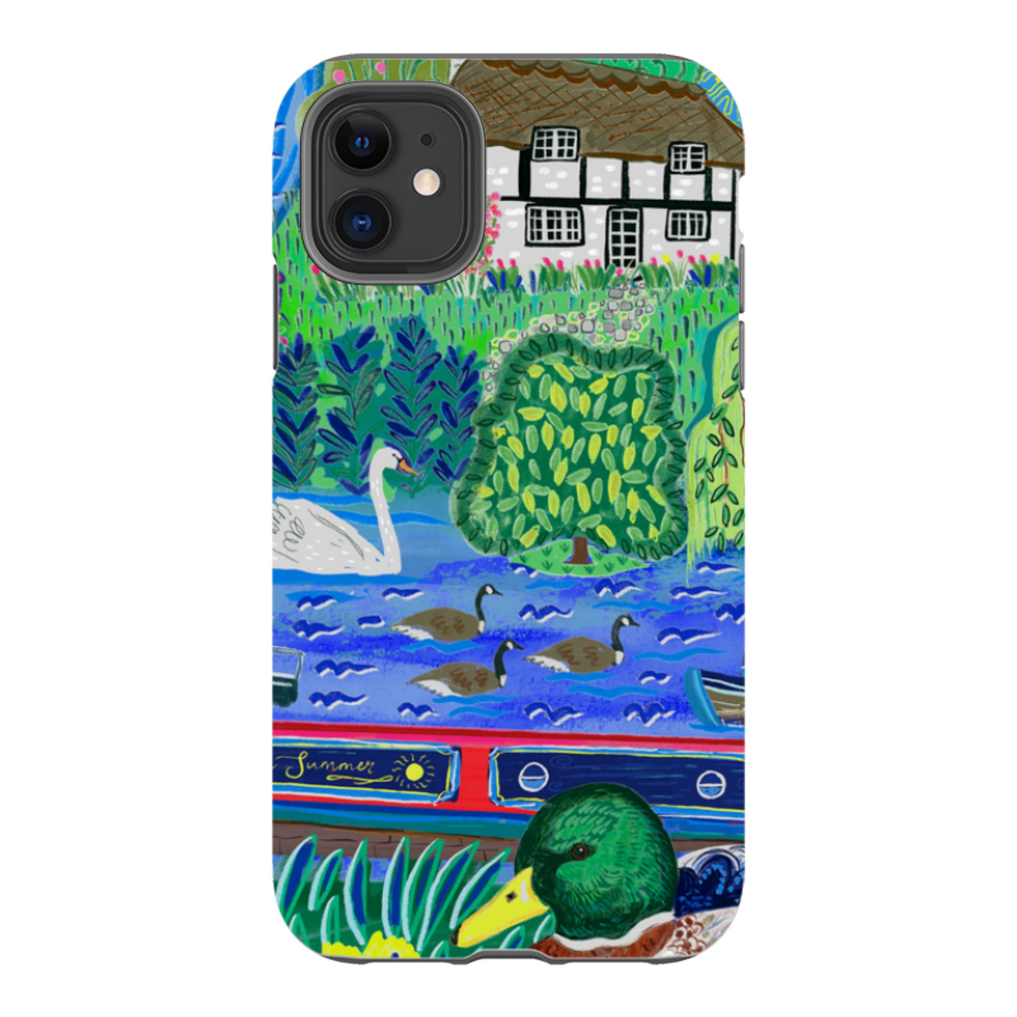 iPhone Tough Case - Canalside By Emma Frances Grant