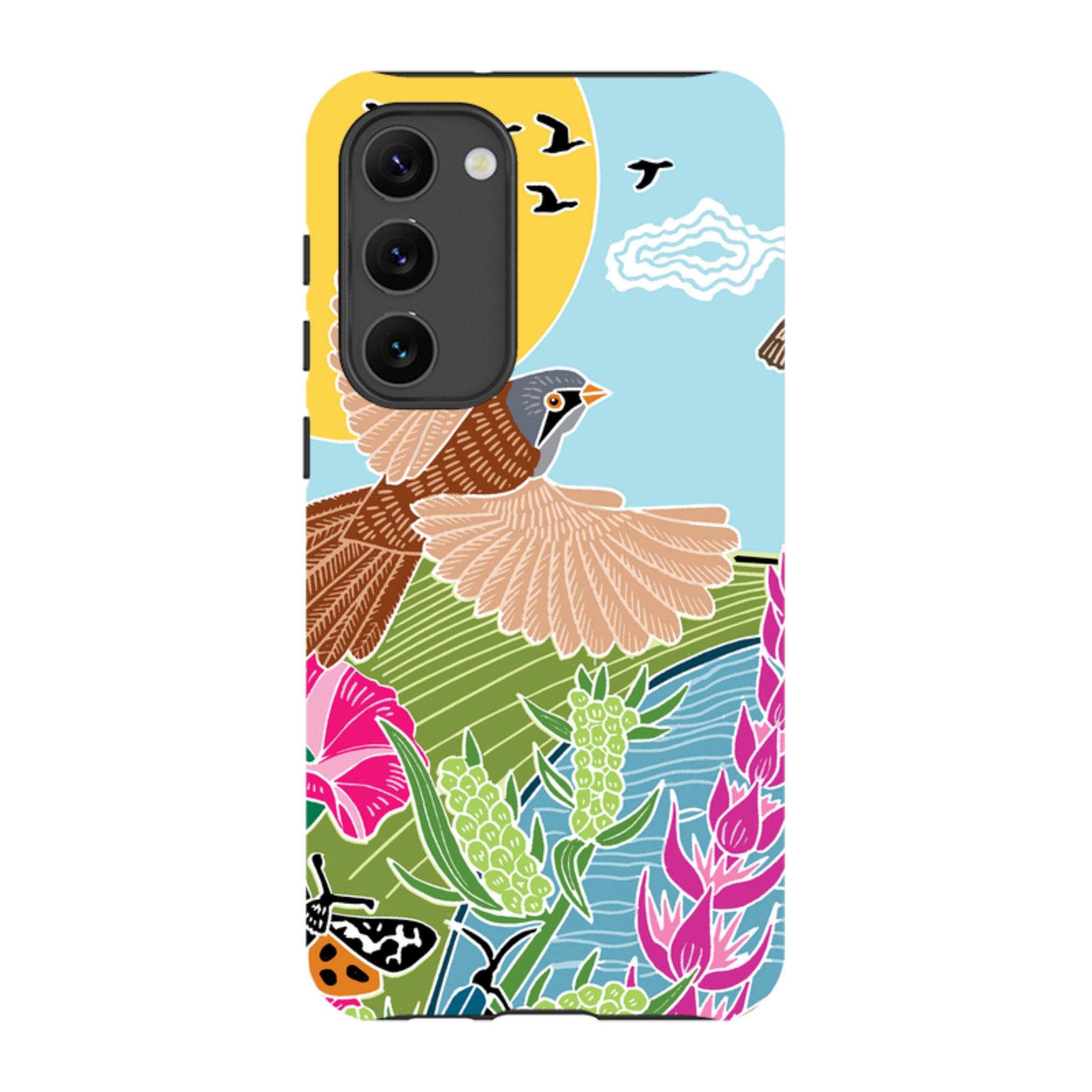 Samsung Tough Case - Bearded Tits By Kate Heiss