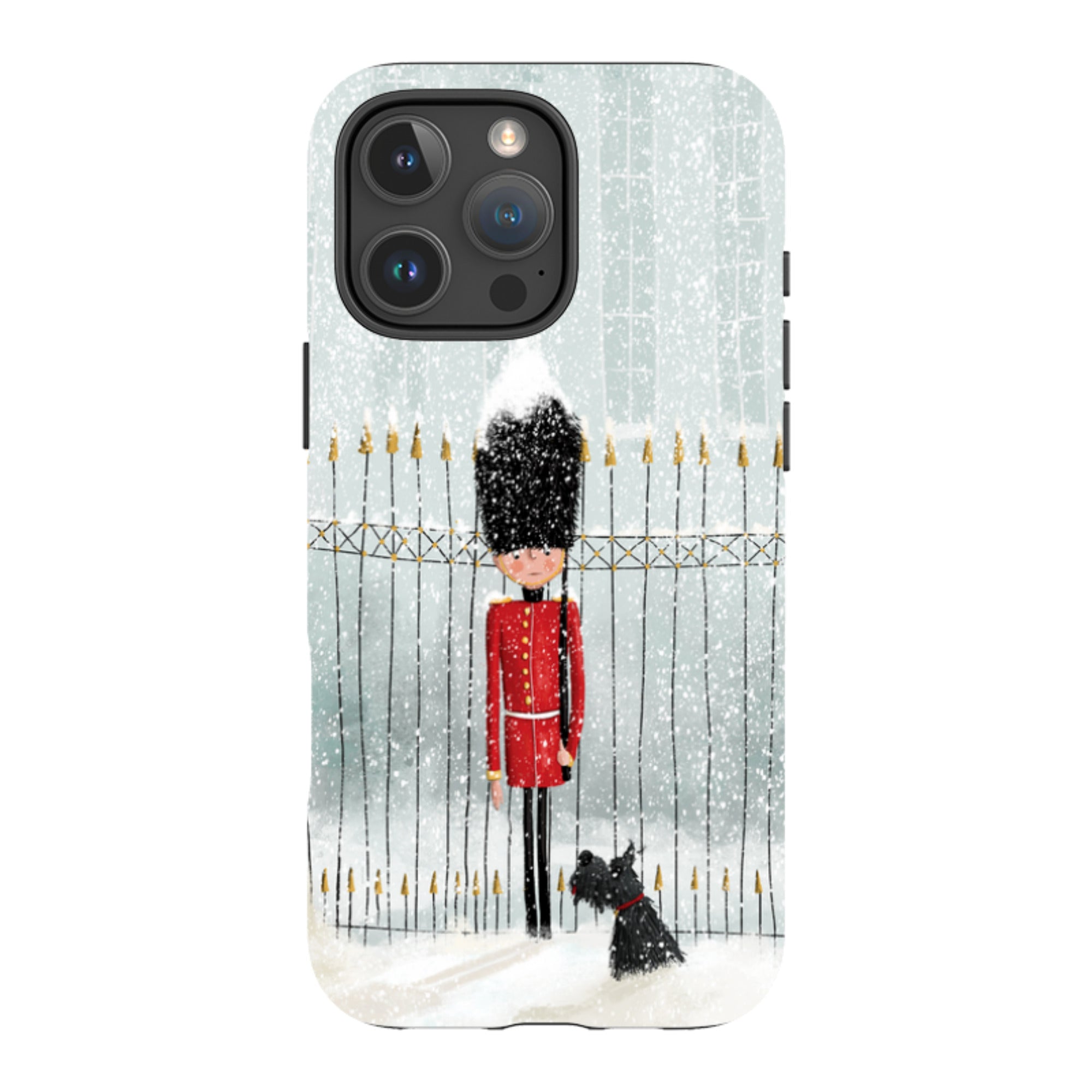 iPhone Tough Case - London In Snow By Maja Lindberg