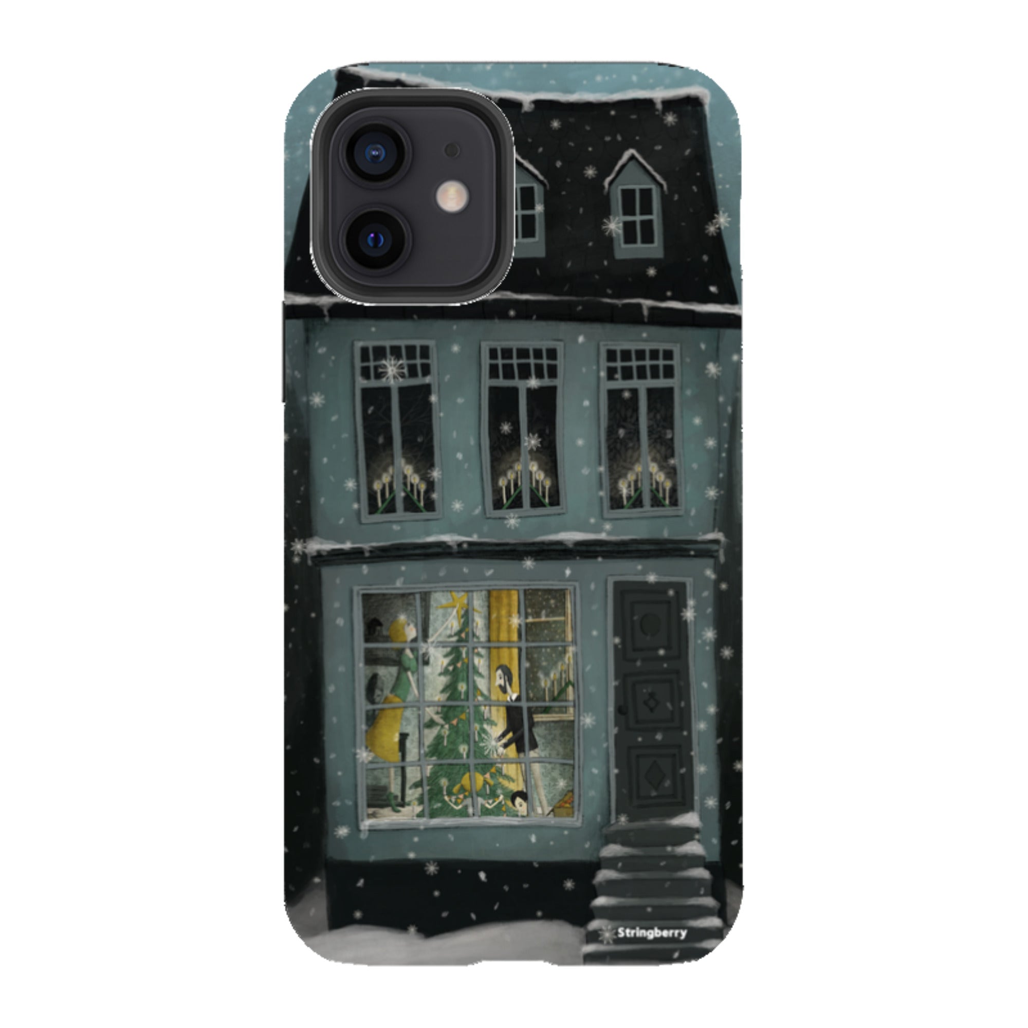 iPhone Tough Case - Christmas House By Maja Lindberg