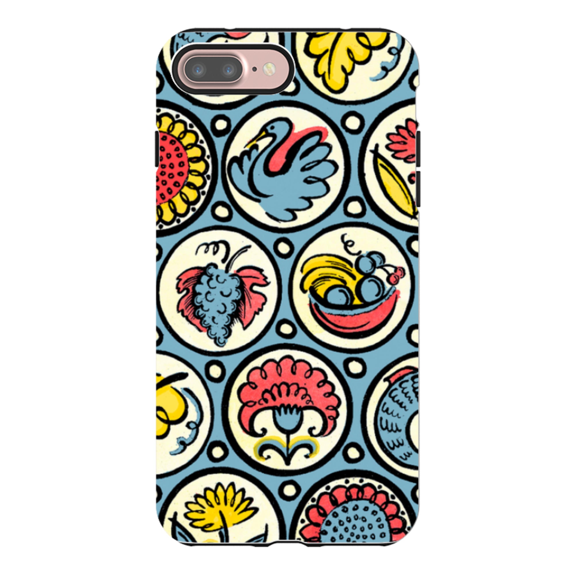 iPhone Tough Case - Birds, Fish & Fruit By Cressida Bell