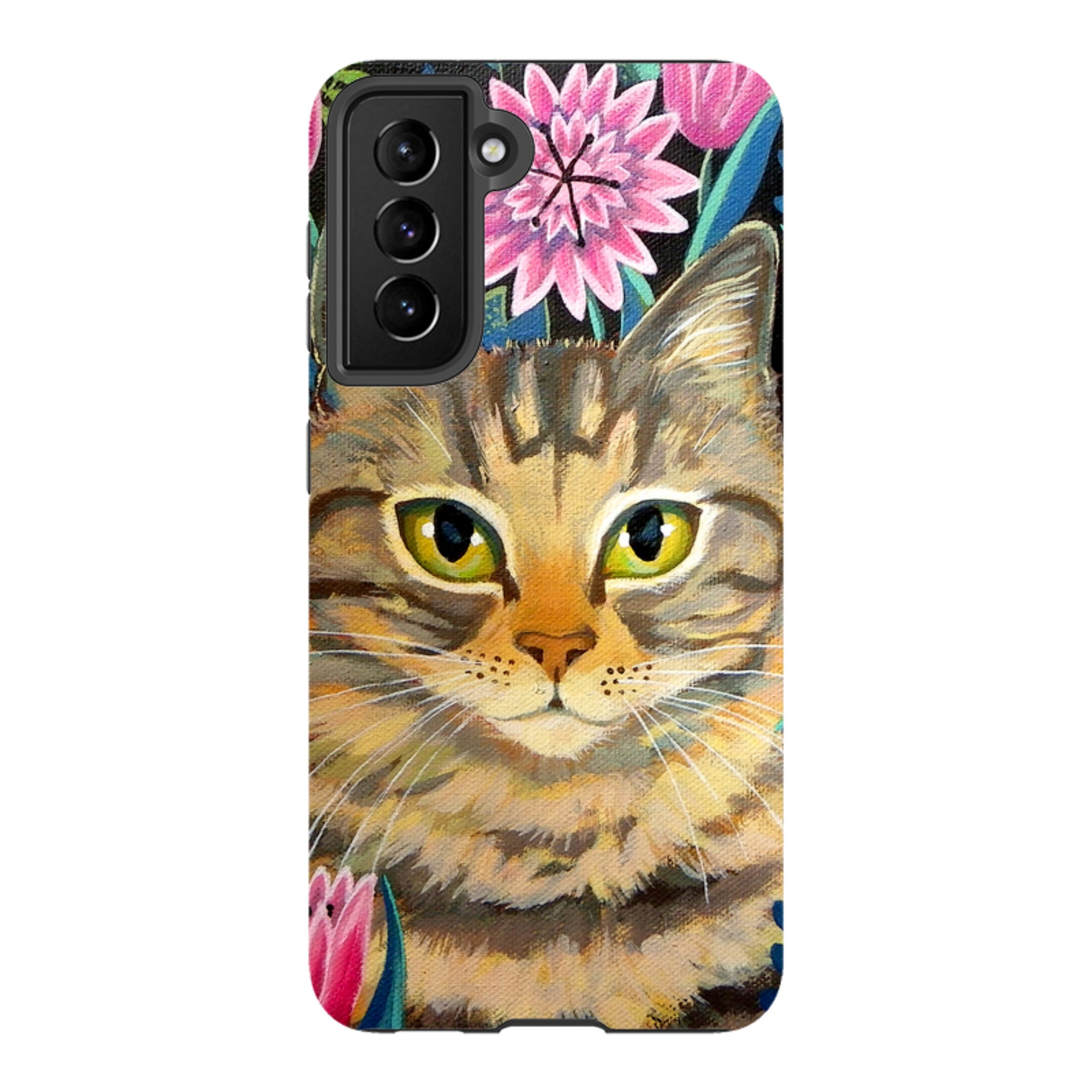 Samsung Tough Case - Tabby Cat By Mary Stubberfield