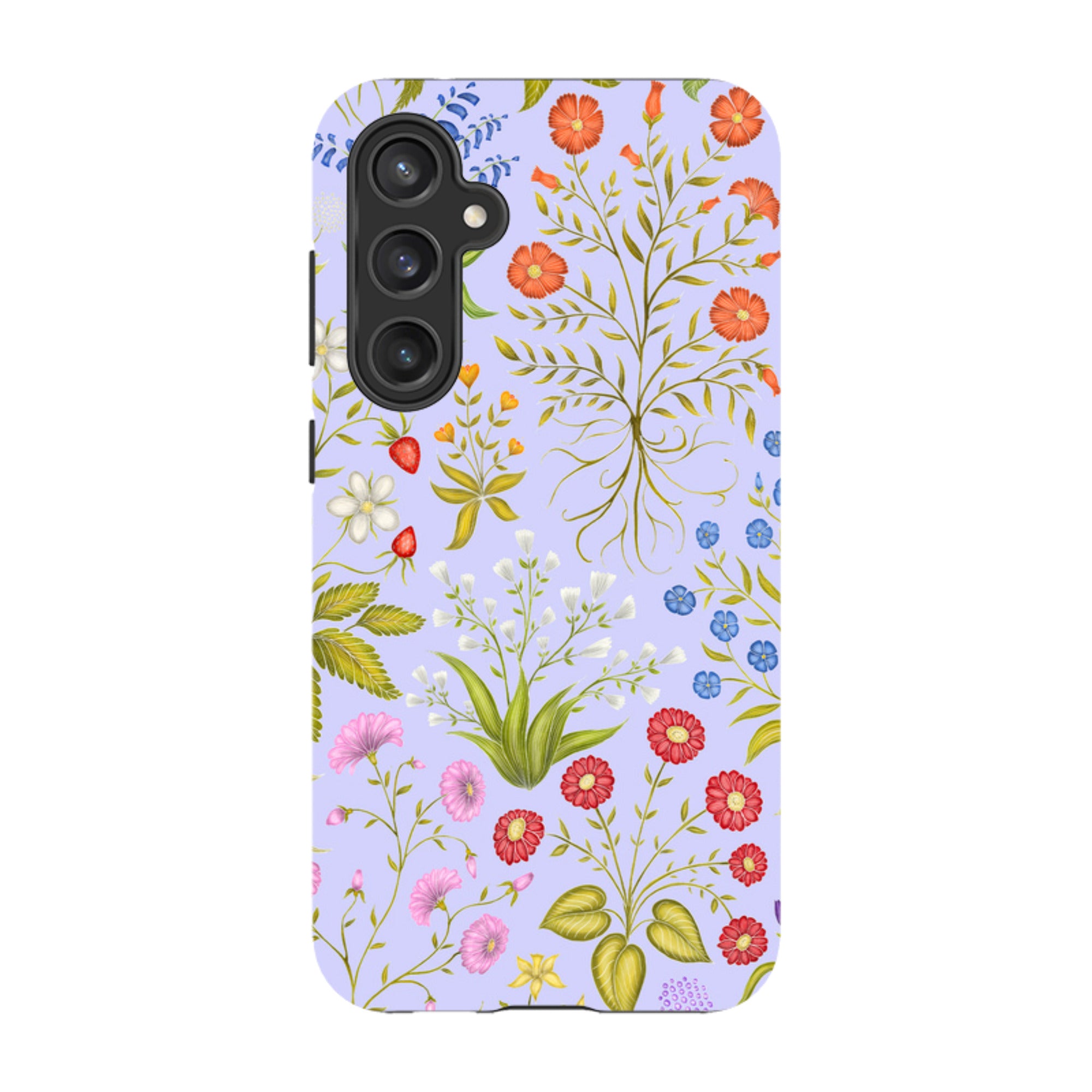 Samsung Tough Case - Fleurs Blue By Catherine Rowe