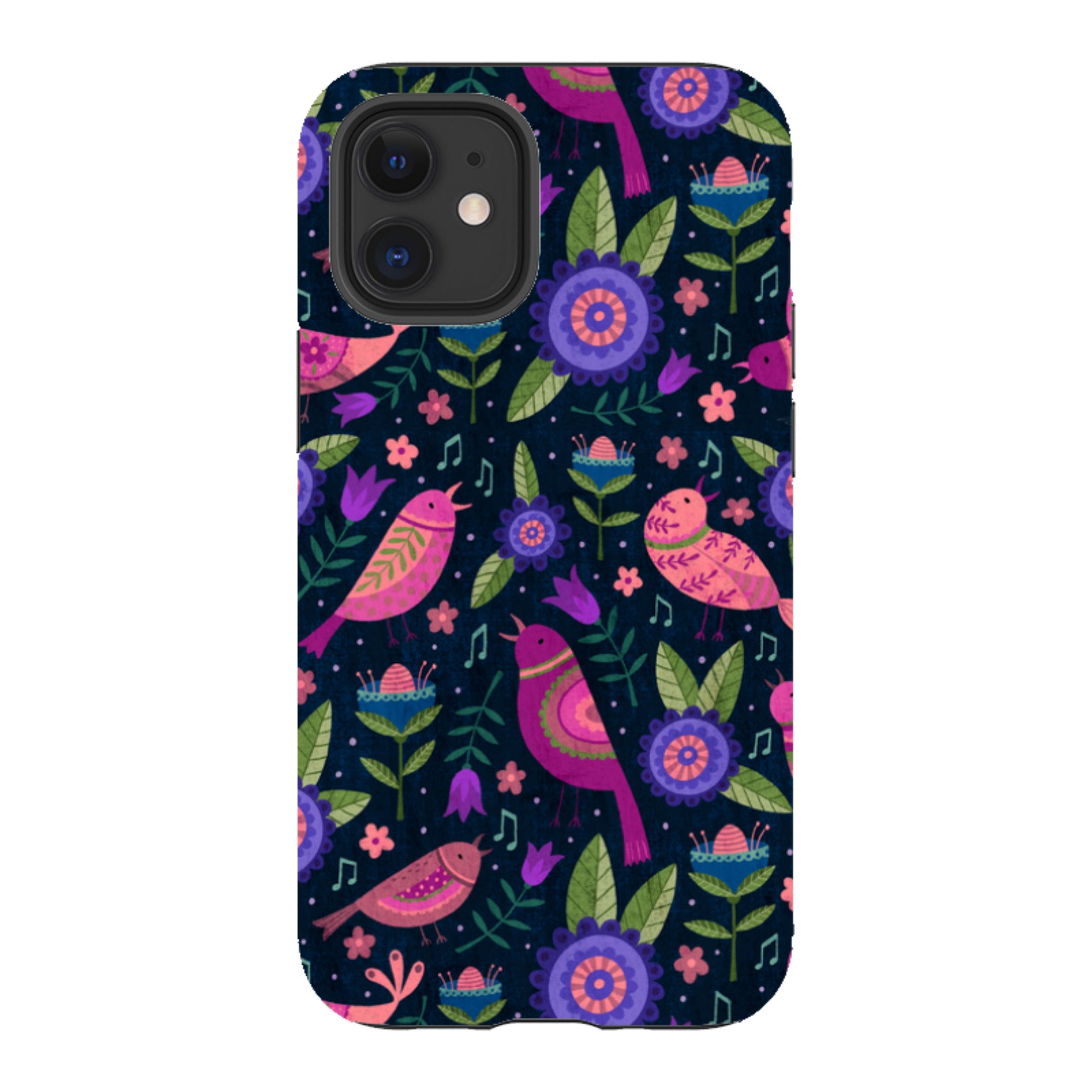 iPhone Tough Case - Bird Pattern VI By Suzy Taylor