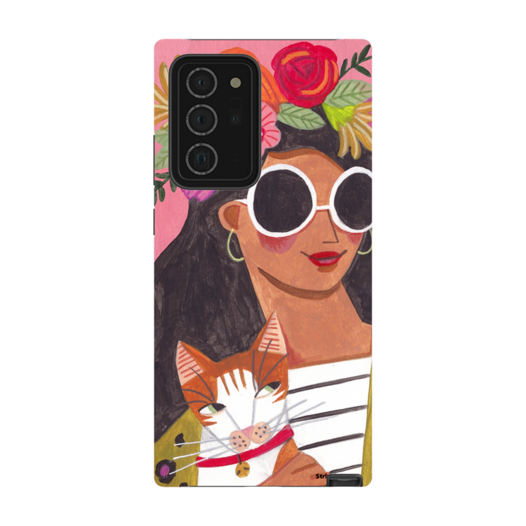 Samsung Tough Case - Woman & Cat By Caroline Bonne Muller