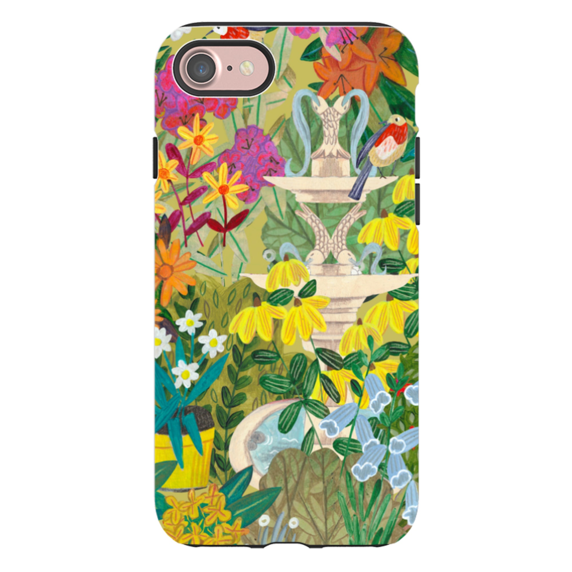 iPhone Tough Case - Floral Garden By Caroline Bonne Muller