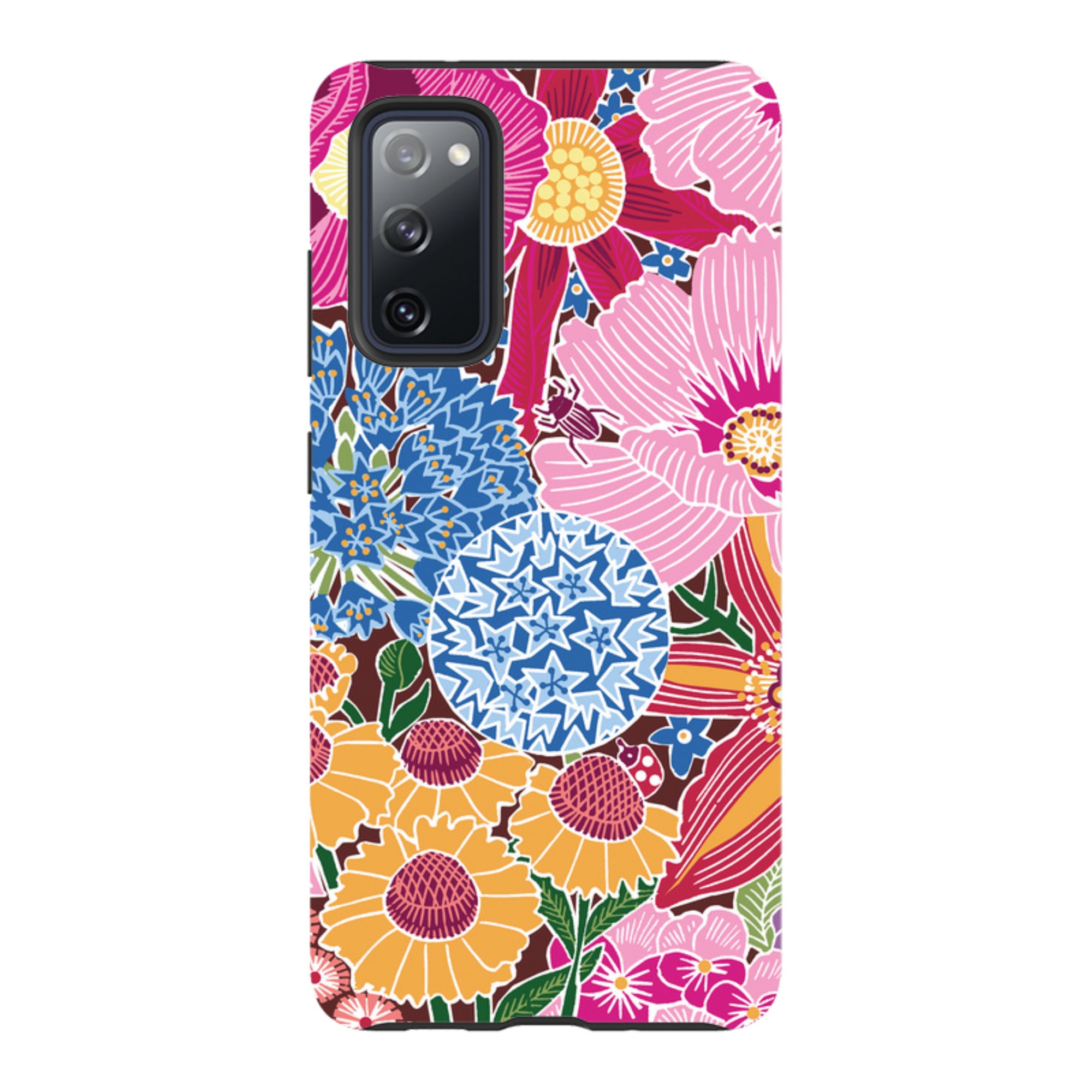 Samsung Tough Case - Jigsaw Floral 2 By kate Heiss