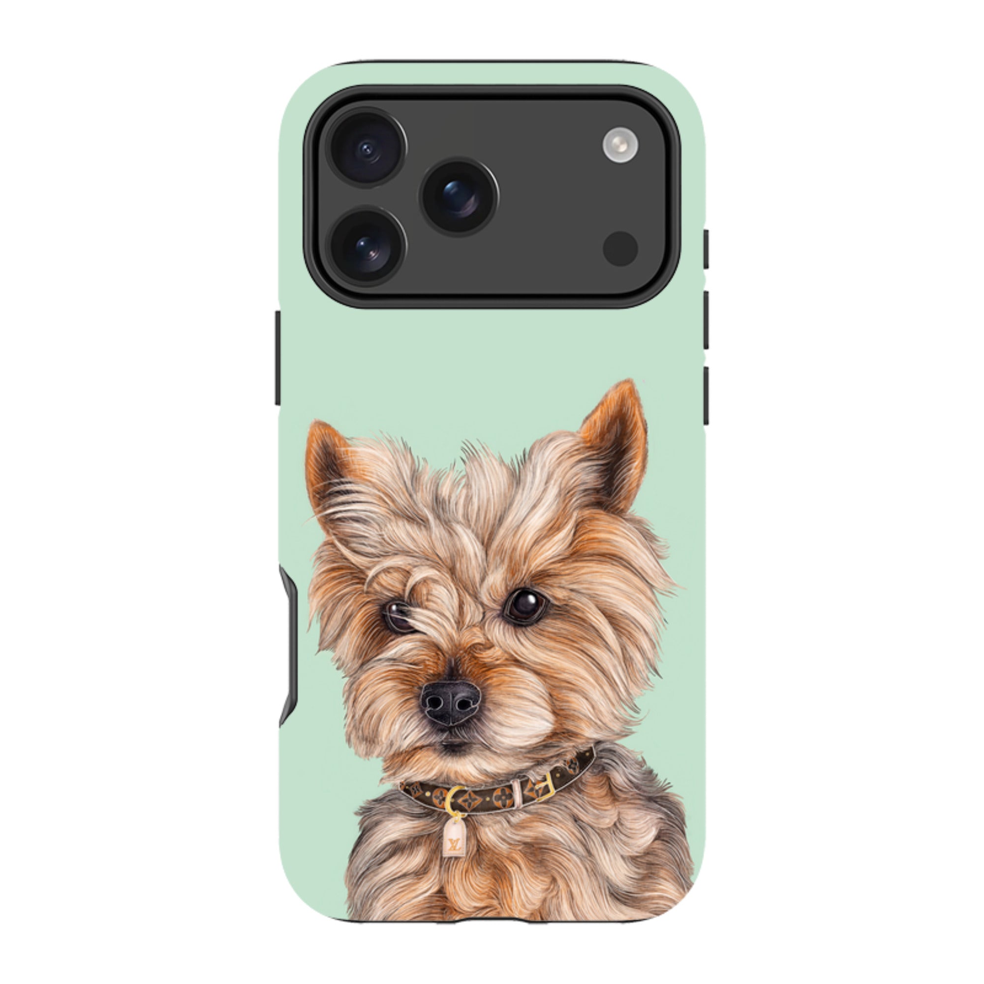 iPhone MagSafe Tough Case - Yorkie By Catherine Rowe