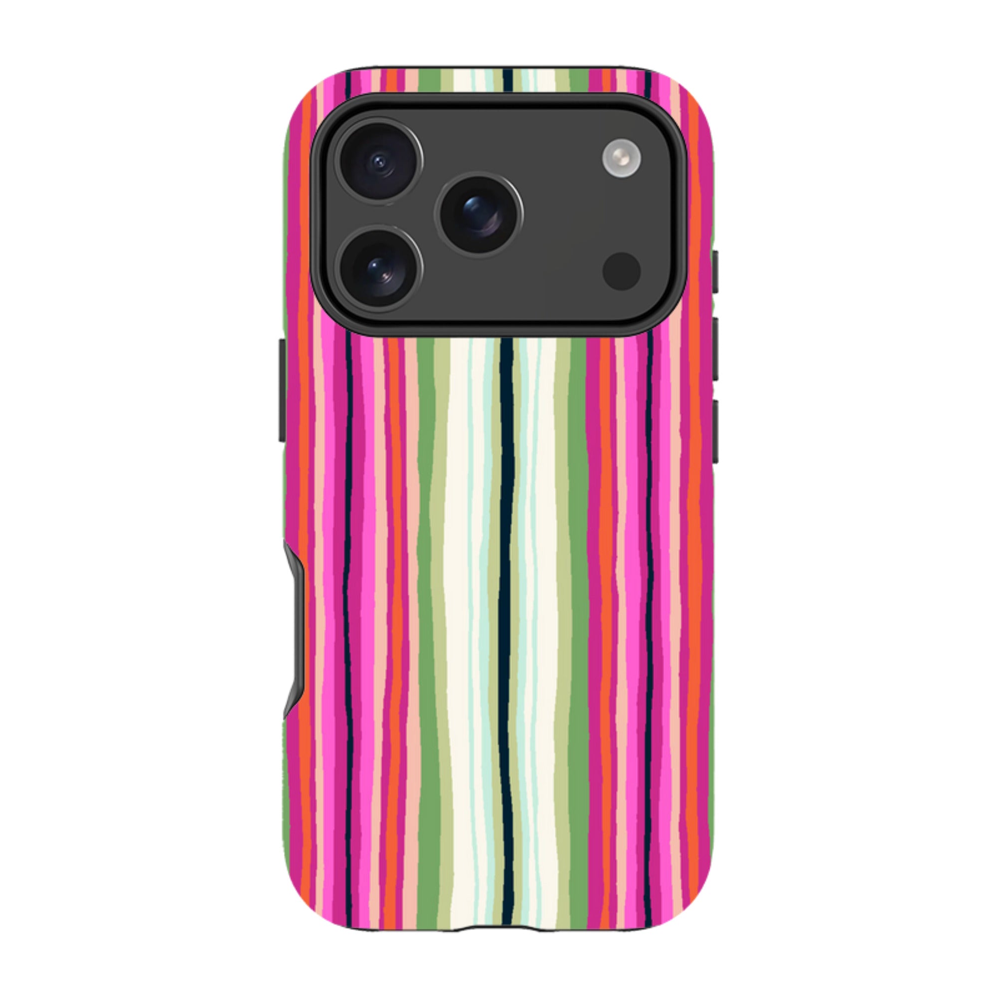 iPhone Tough Case - Atelier Stripe Windflower By Sarah Campbell