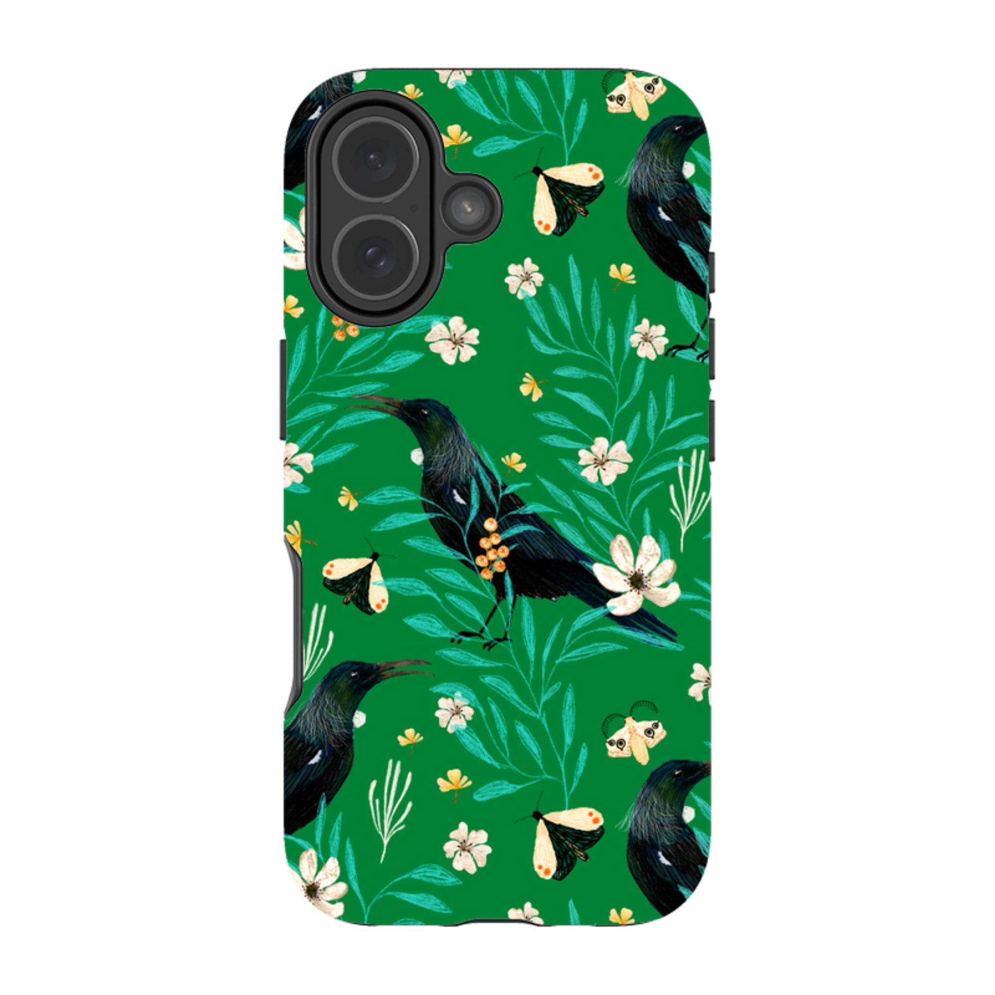 iPhone MagSafe Tough Case - Tui Green By Katherine Quinn