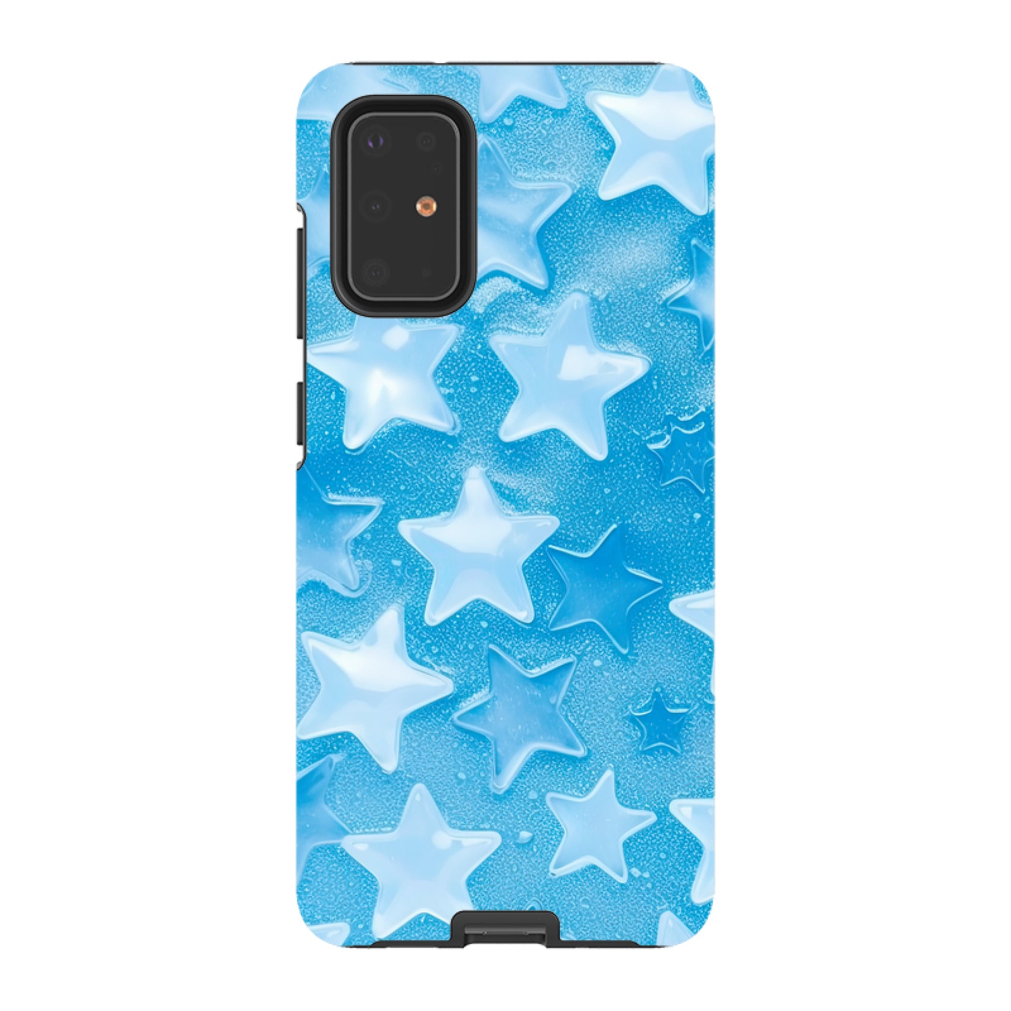 Samsung Tough Case - Blue Stars I  (Case Does Not Glitter)