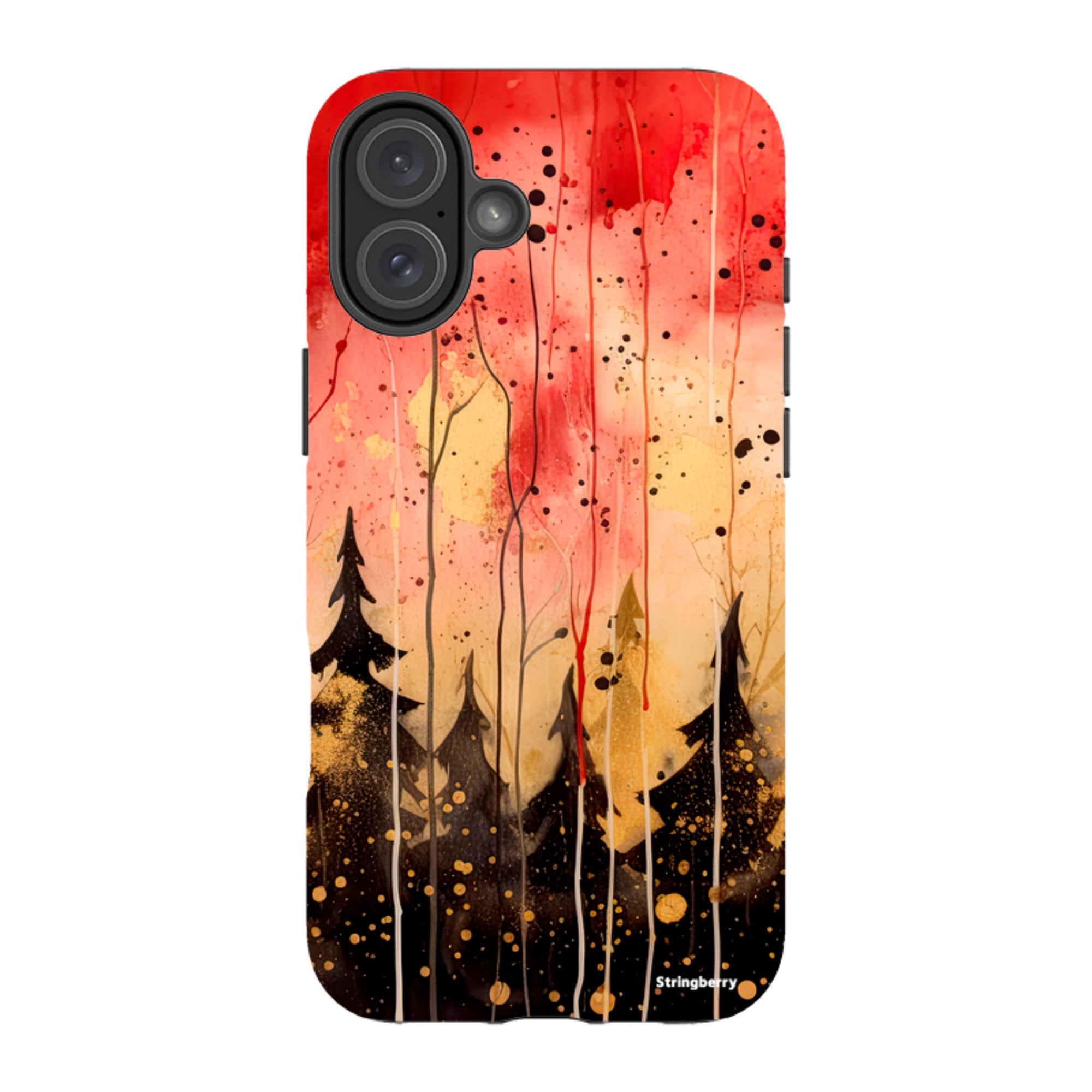 iPhone Tough Case - Watercolour Winter Forest