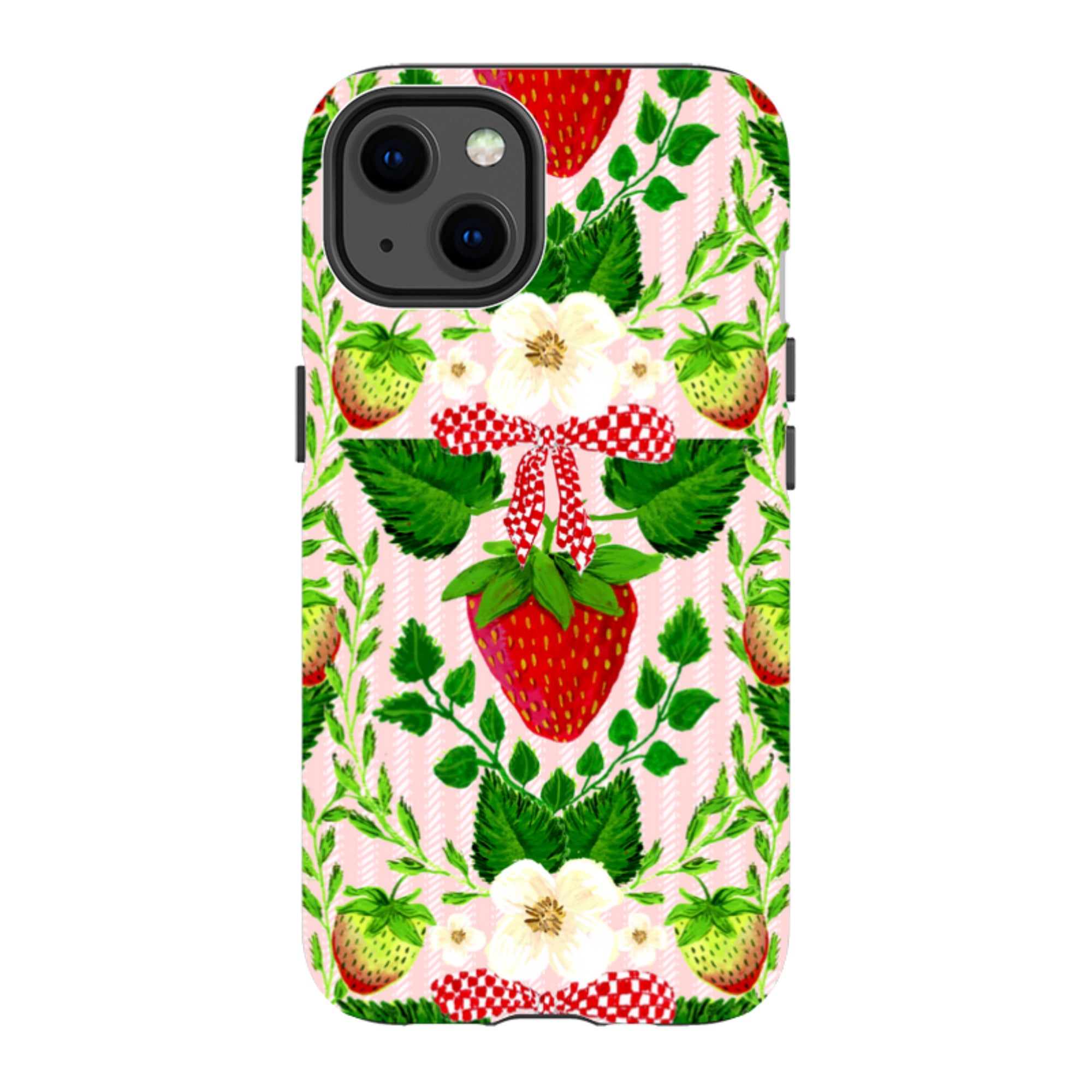 iPhone MagSafe Tough Case - Strawberries I By Abby Jacobs