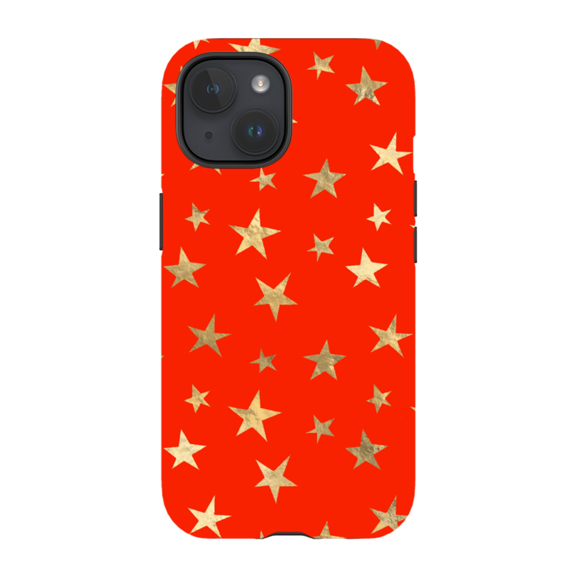 iPhone Tough Case - Red and Gold Stars